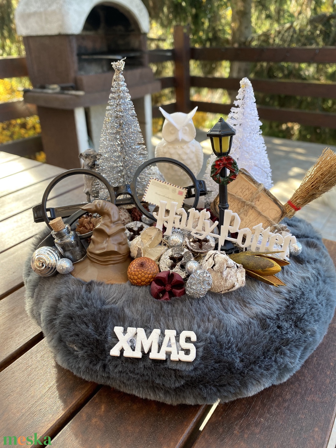 Harry Potter karácsonyi  asztal disz  - karácsony - karácsonyi lakásdekoráció - karácsonyi lakásdíszek - Meska.hu