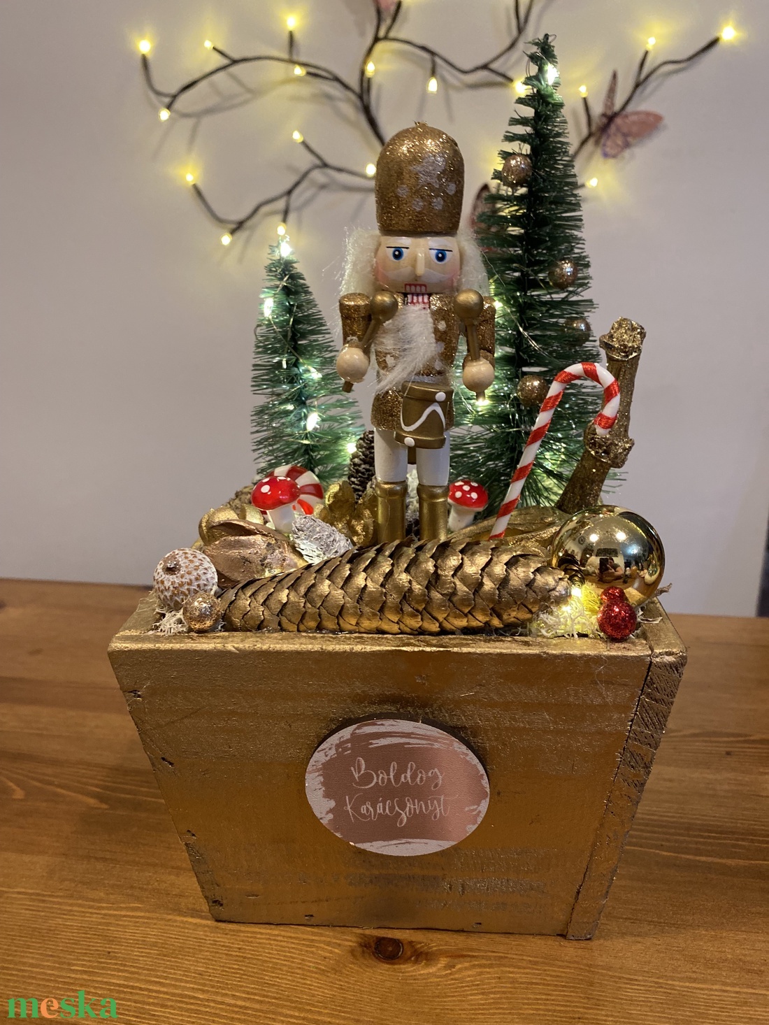 Karácsonyi Diótörő asztal disz  - karácsony - karácsonyi lakásdekoráció - ünnepi asztaldekoráció - Meska.hu