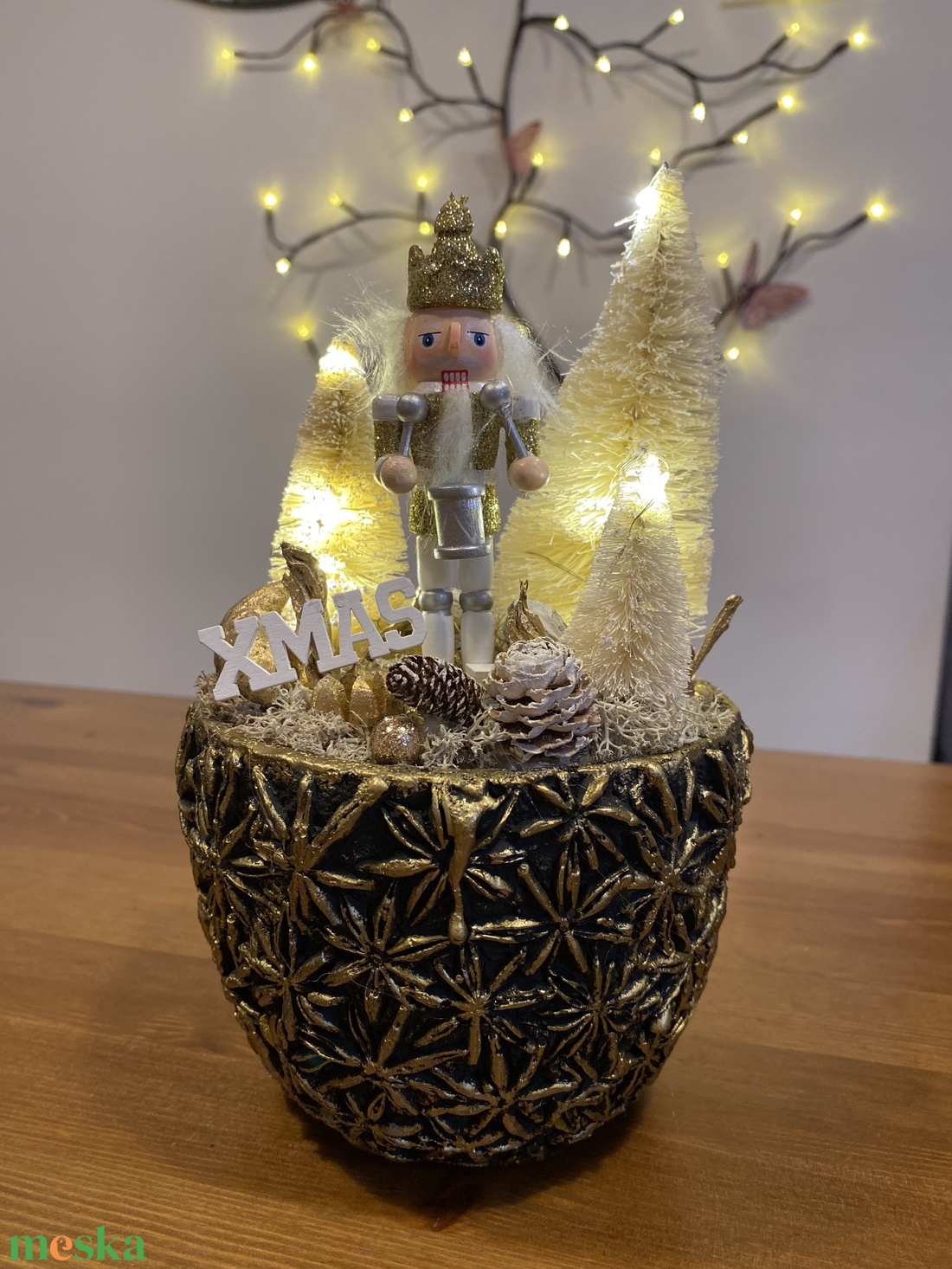 Karácsonyi Diótörő asztal disz  - karácsony - karácsonyi lakásdekoráció - ünnepi asztaldekoráció - Meska.hu
