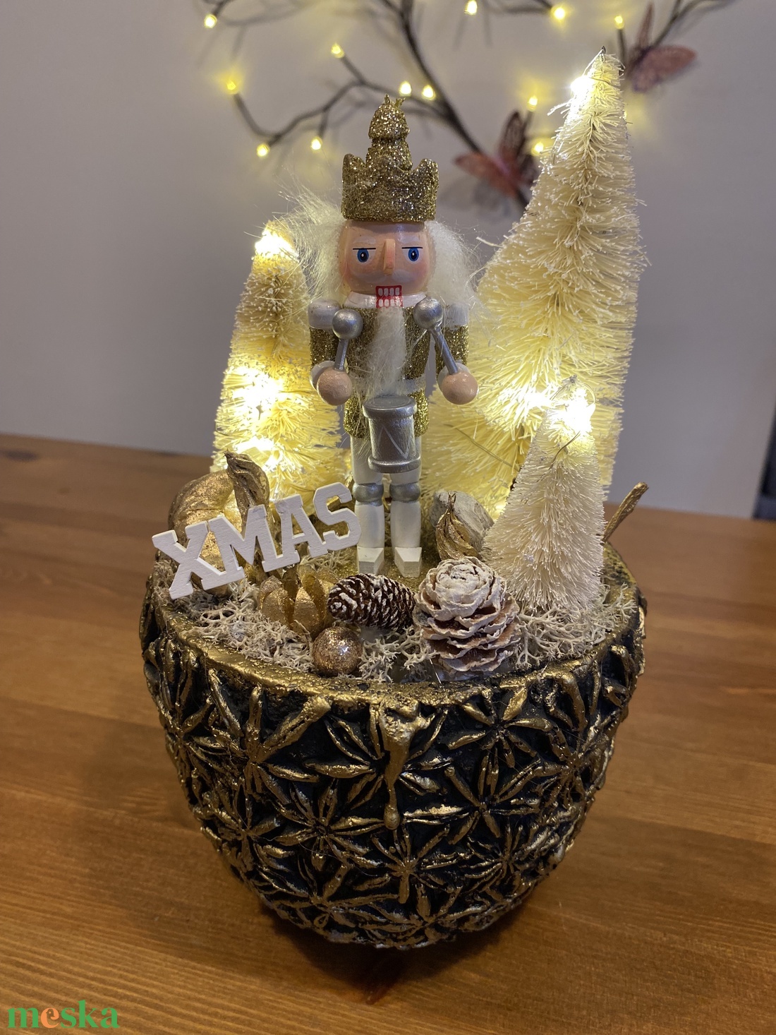 Karácsonyi Diótörő asztal disz  - karácsony - karácsonyi lakásdekoráció - ünnepi asztaldekoráció - Meska.hu