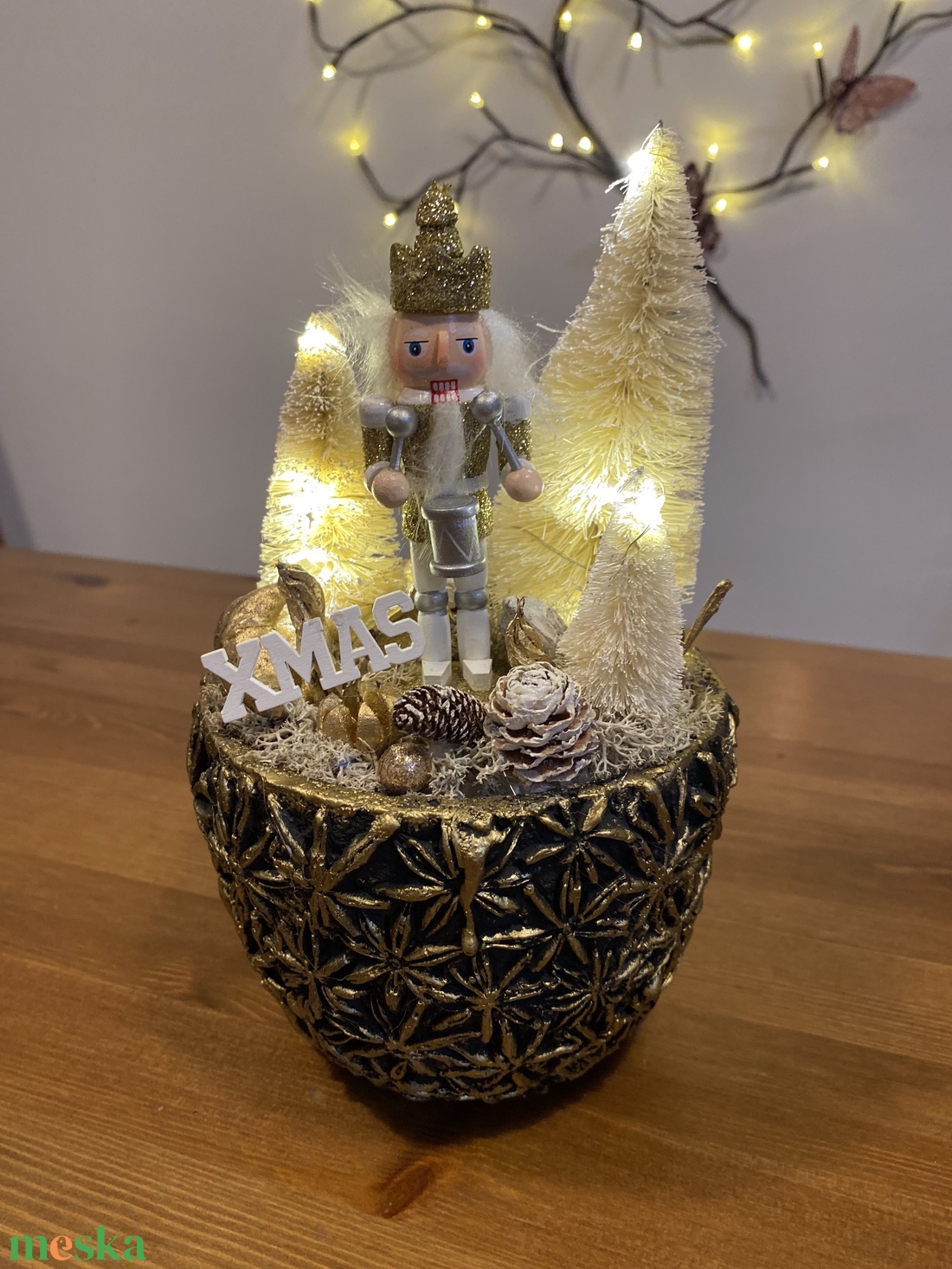 Karácsonyi Diótörő asztal disz  - karácsony - karácsonyi lakásdekoráció - ünnepi asztaldekoráció - Meska.hu