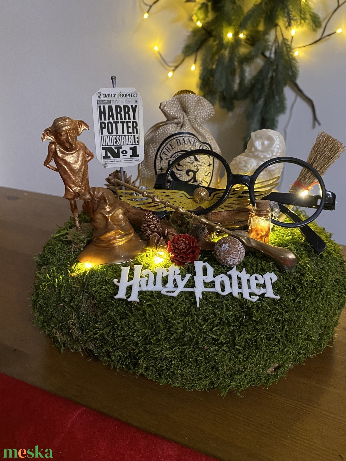 Harry Potter   Tavasz váró  asztal disz  - otthon & életmód - dekoráció - asztal és polc dekoráció - asztaldísz - Meska.hu