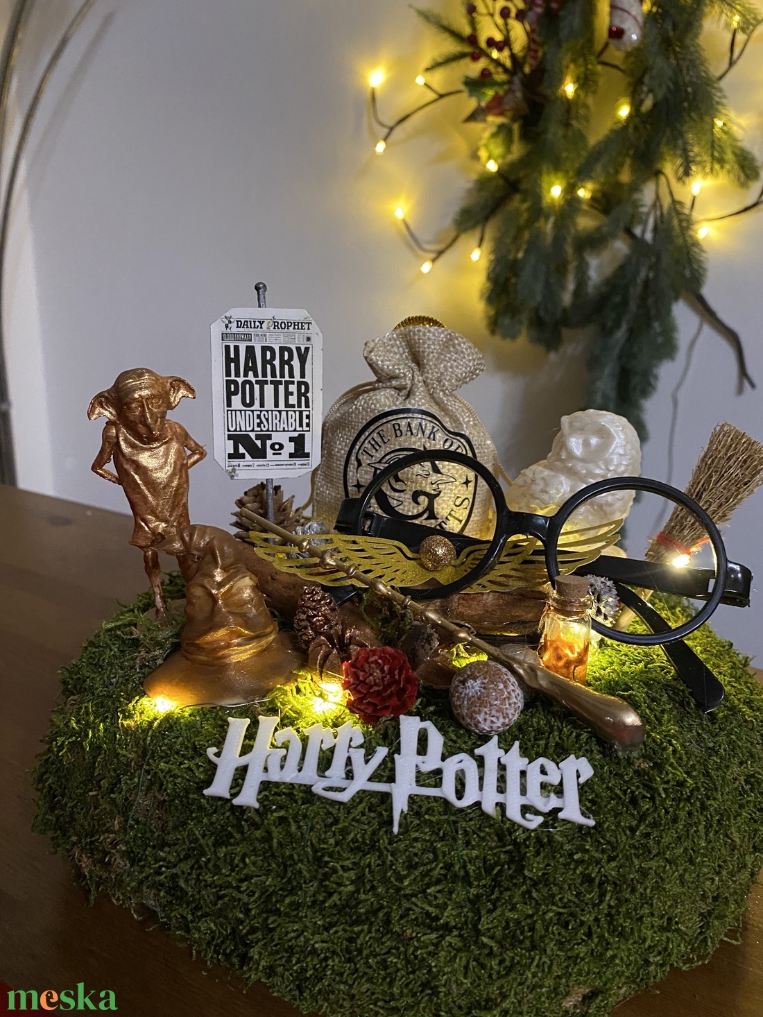 Harry Potter   Tavasz váró  asztal disz  - otthon & életmód - dekoráció - asztal és polc dekoráció - asztaldísz - Meska.hu