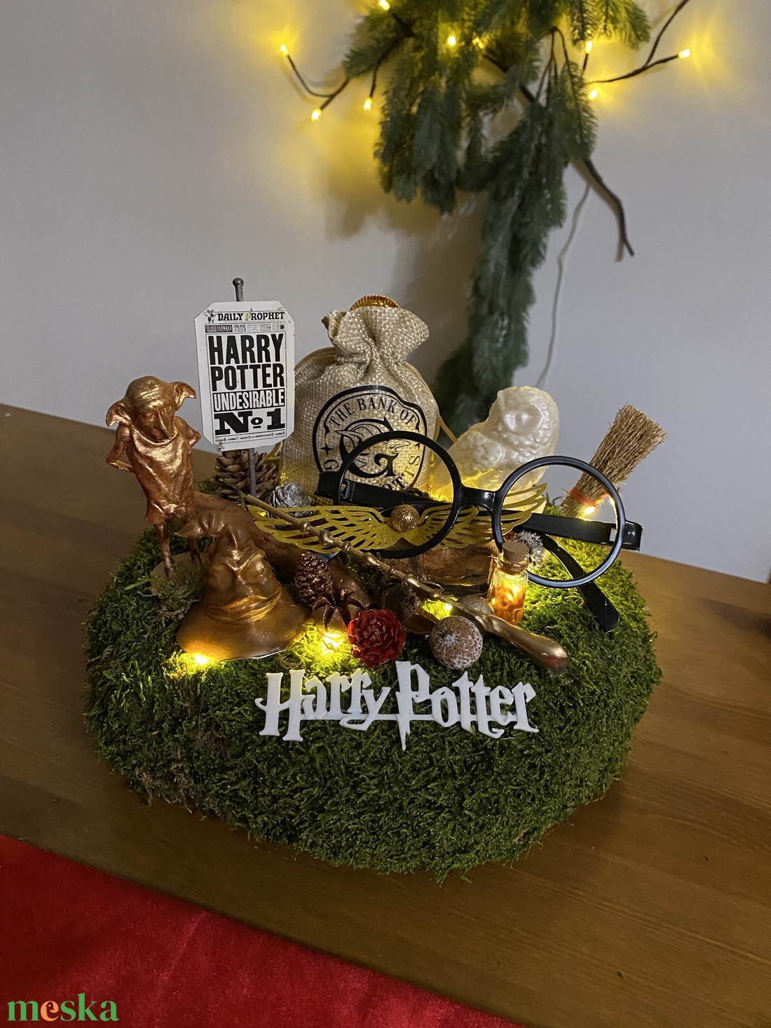 Harry Potter   Tavasz váró  asztal disz  - otthon & életmód - dekoráció - asztal és polc dekoráció - asztaldísz - Meska.hu