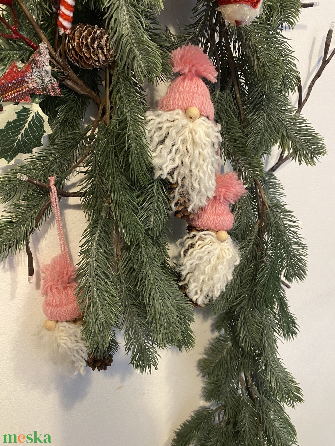 Karácsonyfa disz fenyő toboz - karácsony - karácsonyi lakásdekoráció - karácsonyfadíszek - Meska.hu
