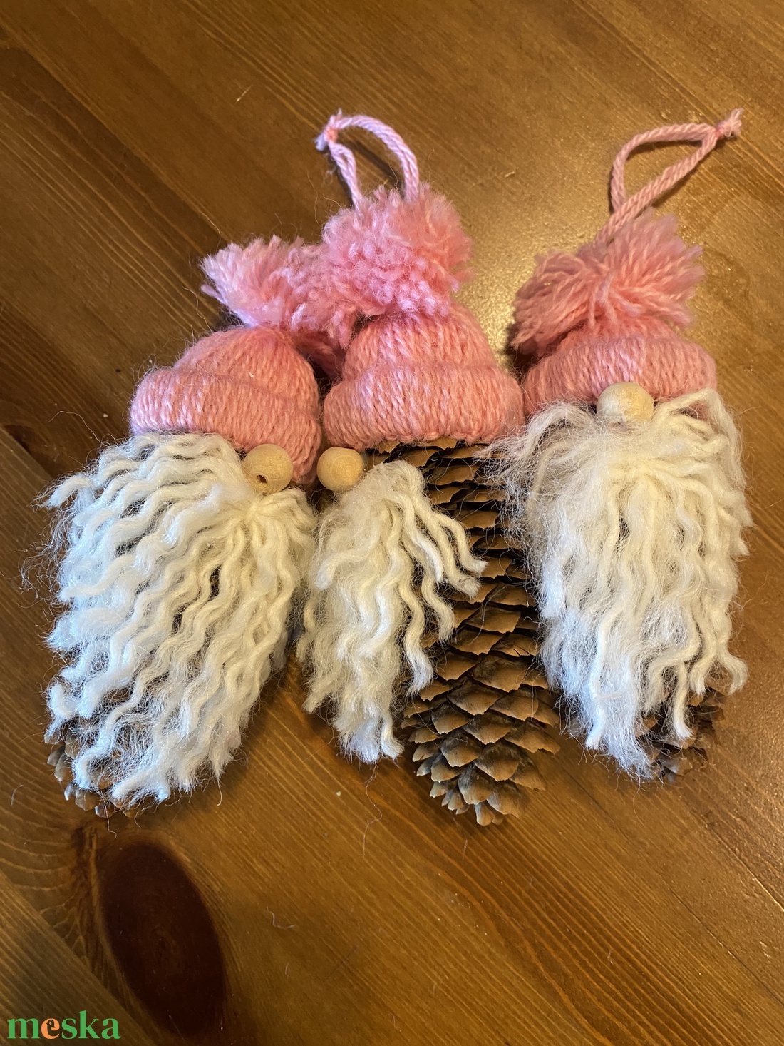 Karácsonyfa disz fenyő toboz - karácsony - karácsonyi lakásdekoráció - karácsonyfadíszek - Meska.hu