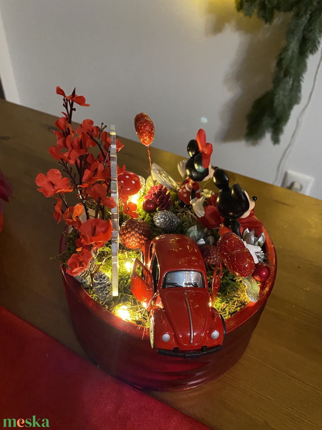  Disney Mickey és Minnie   asztal disz  - otthon & életmód - dekoráció - asztal és polc dekoráció - asztaldísz - Meska.hu