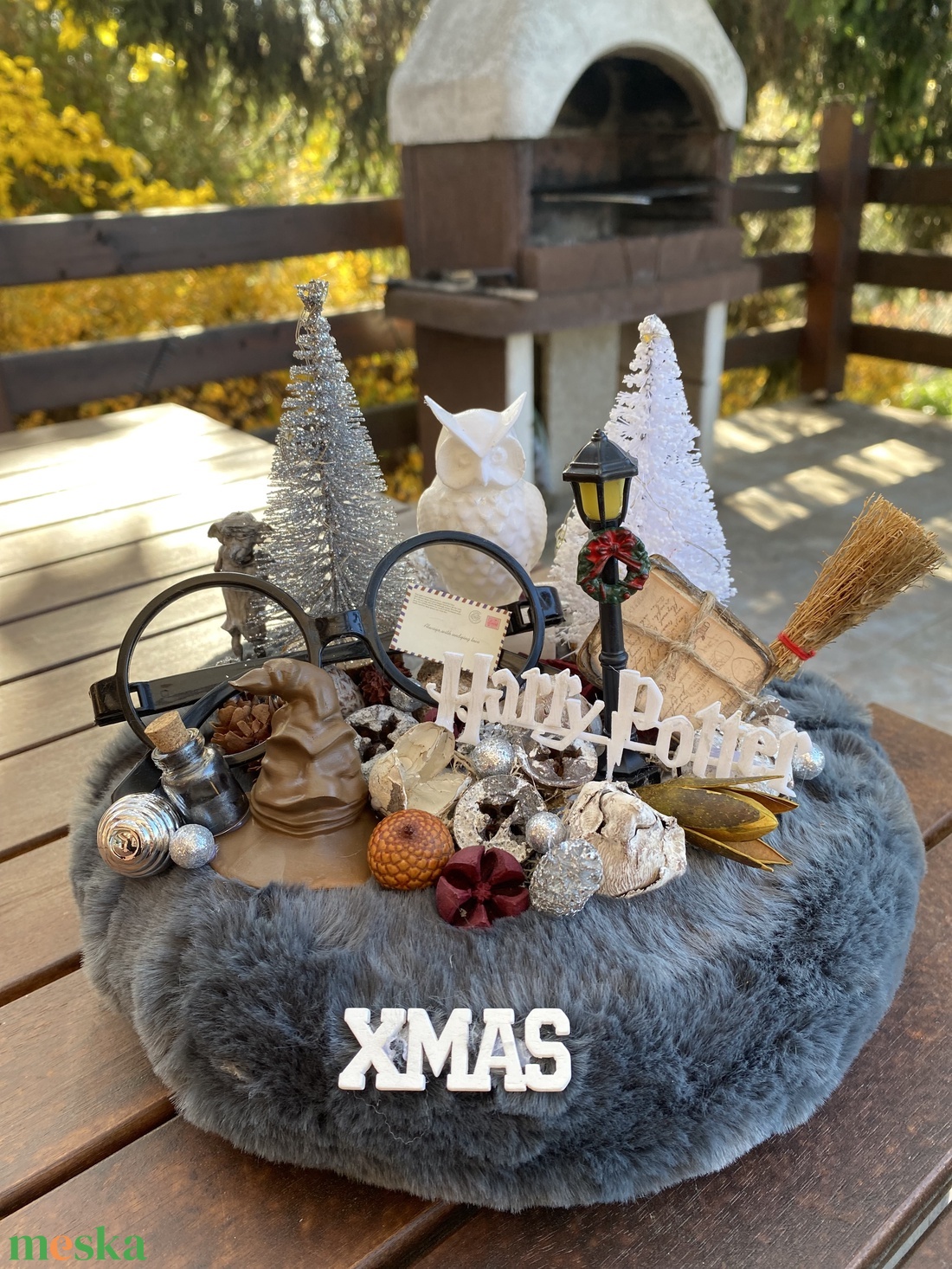 Harry Potter  Karácsonyi disz  - karácsony - adventi díszek - adventi gyertyadíszek és koszorúdíszek - Meska.hu