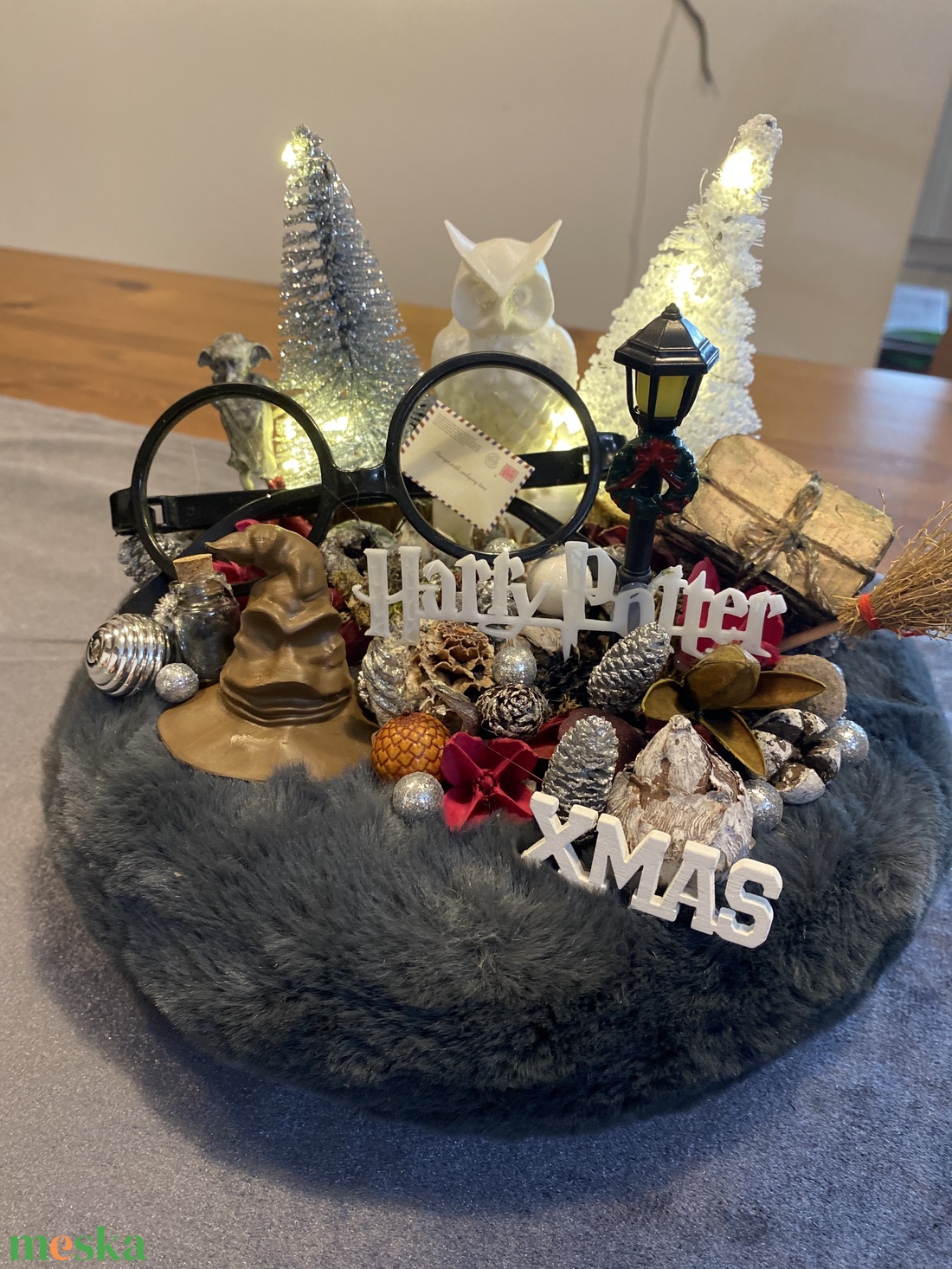 Harry Potter  Karácsonyi disz  - karácsony - adventi díszek - adventi gyertyadíszek és koszorúdíszek - Meska.hu