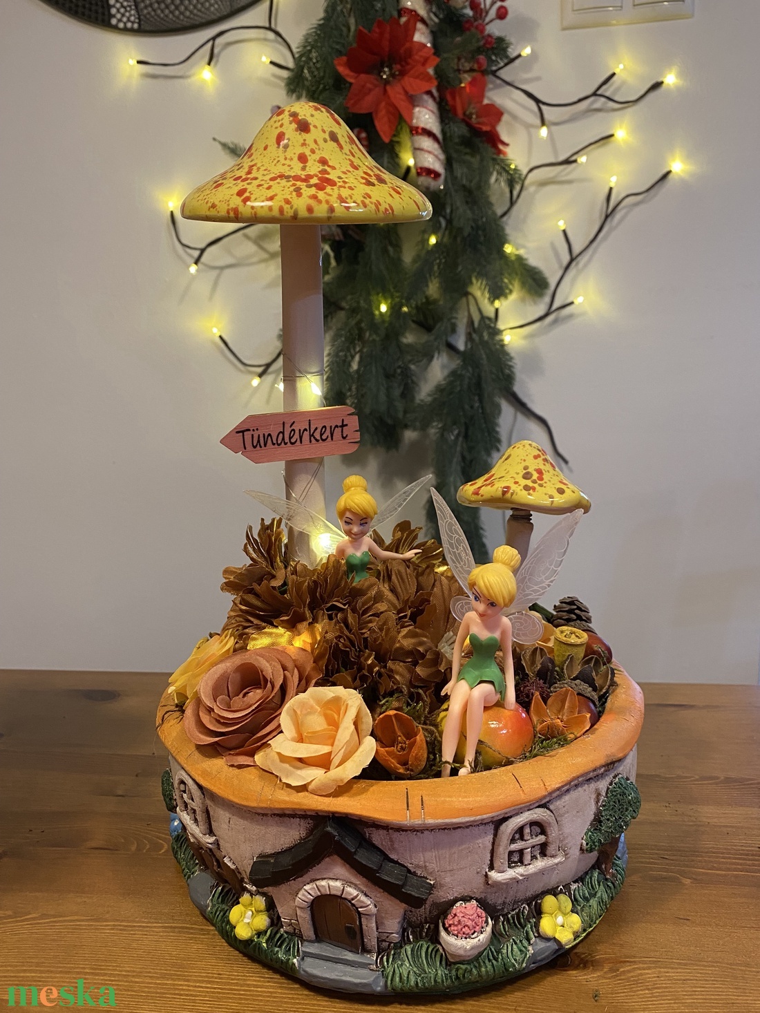  Disney tündér  asztal disz  - otthon & életmód - dekoráció - asztal és polc dekoráció - asztaldísz - Meska.hu