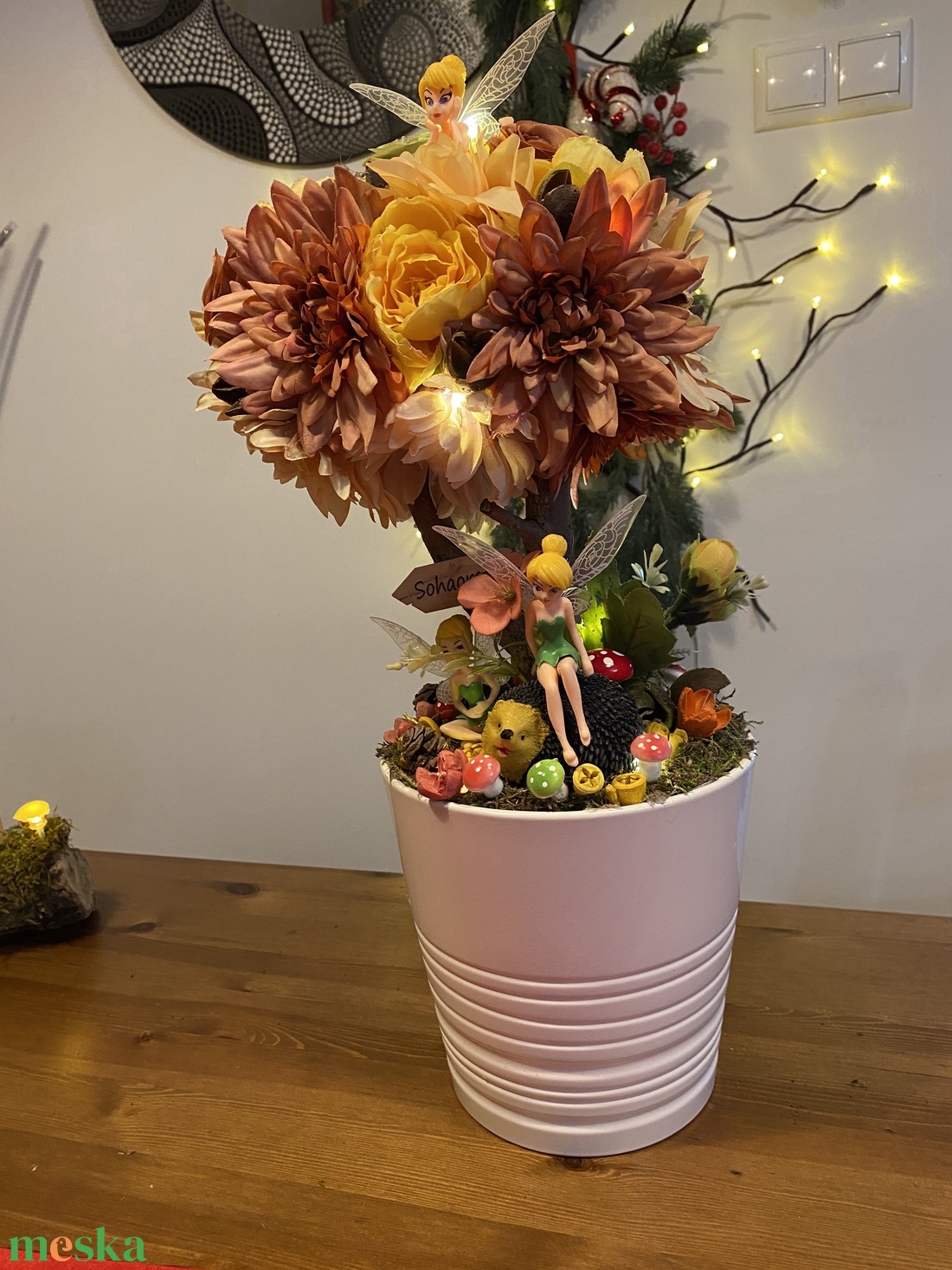  Disney tündér  asztal disz  - otthon & életmód - dekoráció - asztal és polc dekoráció - asztaldísz - Meska.hu