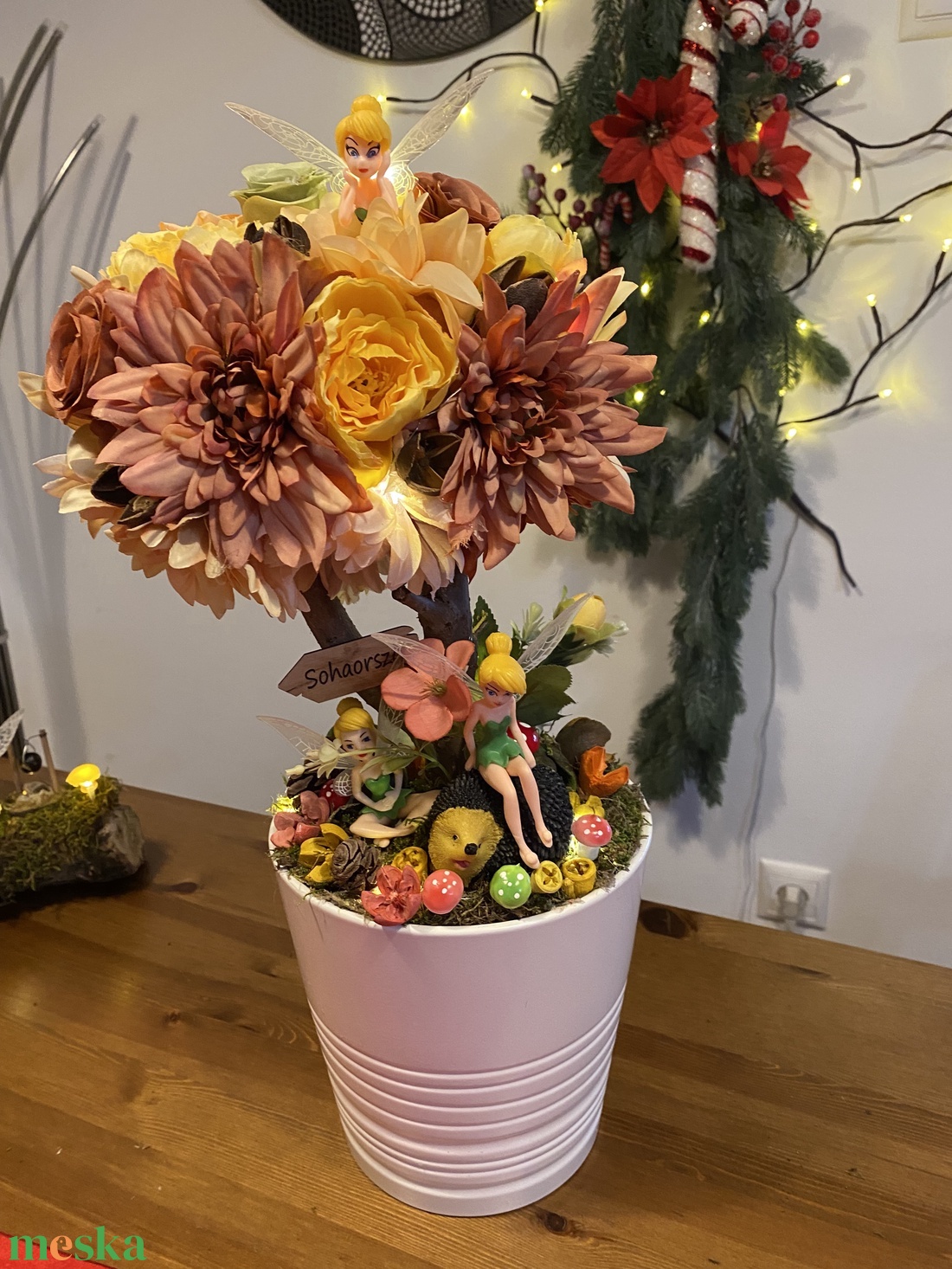  Disney tündér  asztal disz  - otthon & életmód - dekoráció - asztal és polc dekoráció - asztaldísz - Meska.hu