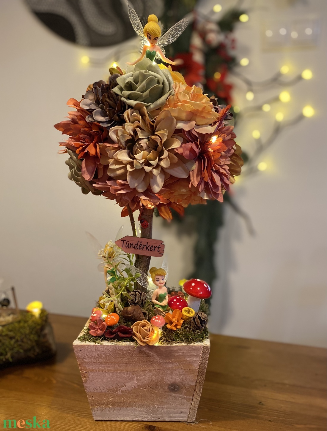  Disney tündér  asztal disz  - otthon & életmód - dekoráció - asztal és polc dekoráció - asztaldísz - Meska.hu