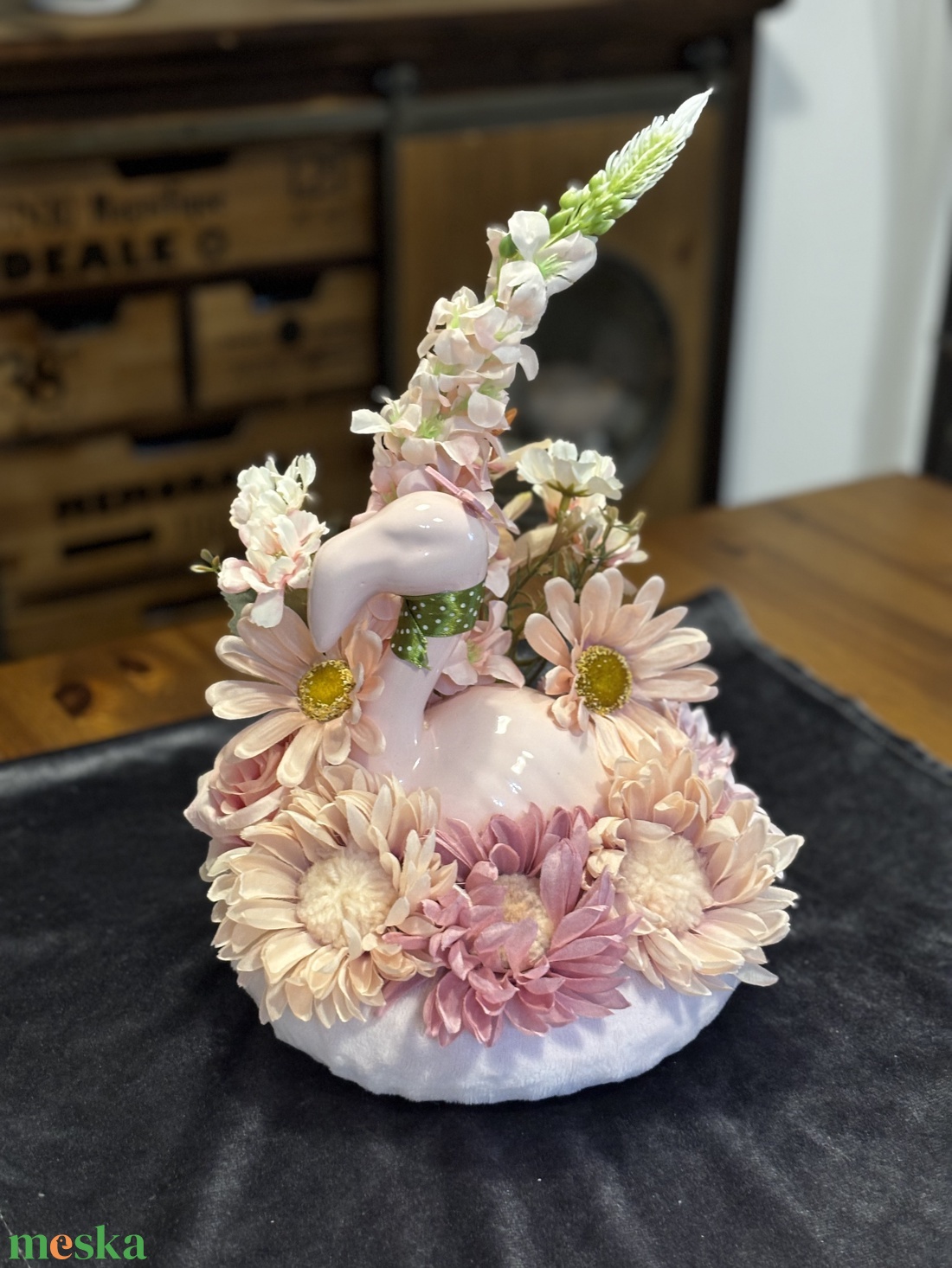 Tavaszi  virágos  asztal disz  - otthon & életmód - dekoráció - asztal és polc dekoráció - dekorációs tál, tartó - Meska.hu