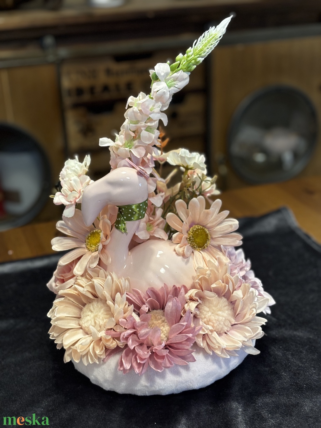 Tavaszi  virágos  asztal disz  - otthon & életmód - dekoráció - asztal és polc dekoráció - dekorációs tál, tartó - Meska.hu