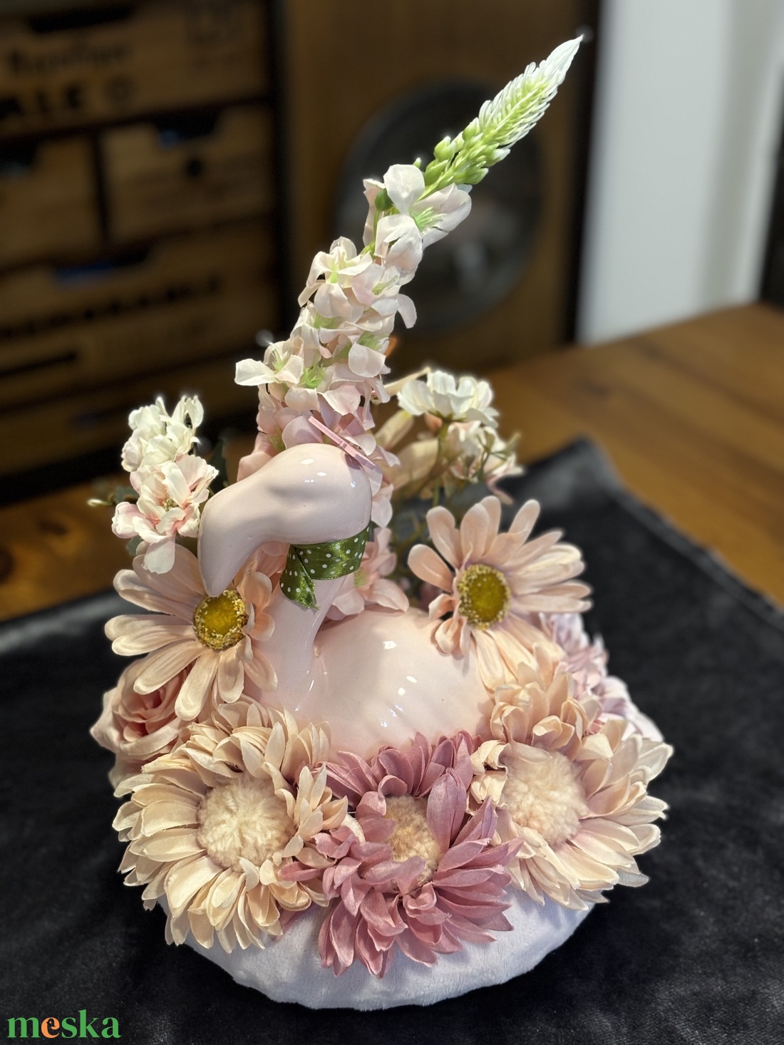 Tavaszi  virágos  asztal disz  - otthon & életmód - dekoráció - asztal és polc dekoráció - dekorációs tál, tartó - Meska.hu