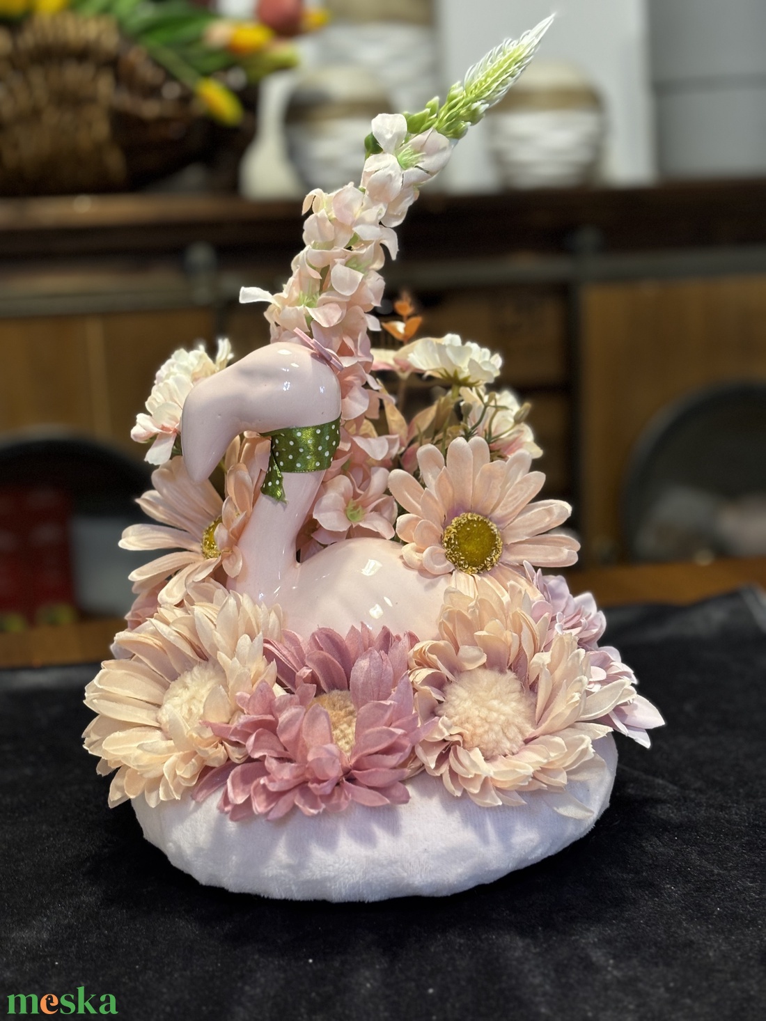 Tavaszi  virágos  asztal disz  - otthon & életmód - dekoráció - asztal és polc dekoráció - dekorációs tál, tartó - Meska.hu