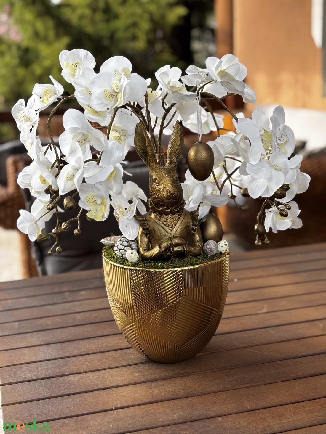 Tavaszi húsvéti  asztal disz  - otthon & életmód - dekoráció - asztal és polc dekoráció - dekorációs tál, tartó - Meska.hu