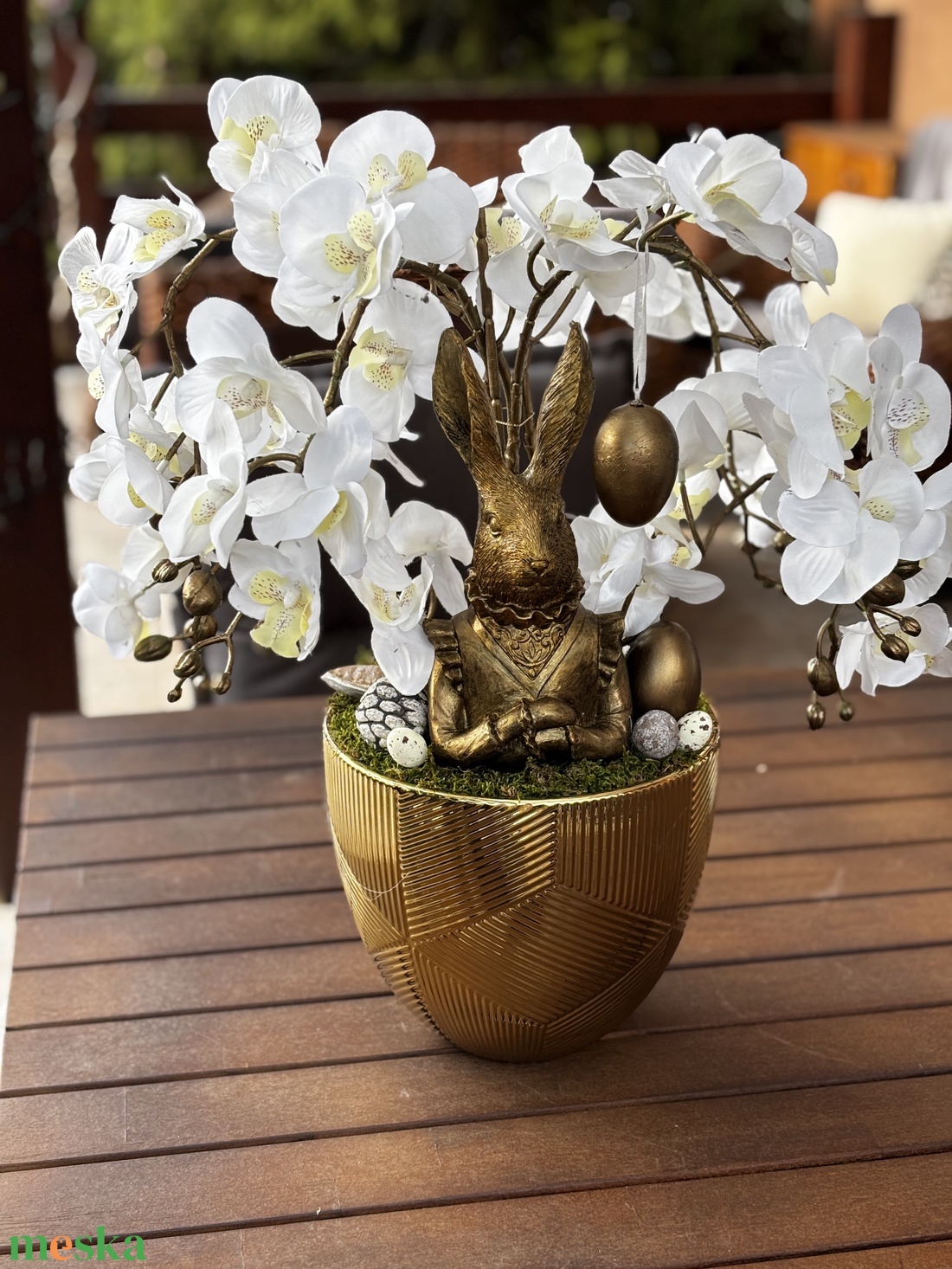 Tavaszi húsvéti  asztal disz  - otthon & életmód - dekoráció - asztal és polc dekoráció - dekorációs tál, tartó - Meska.hu