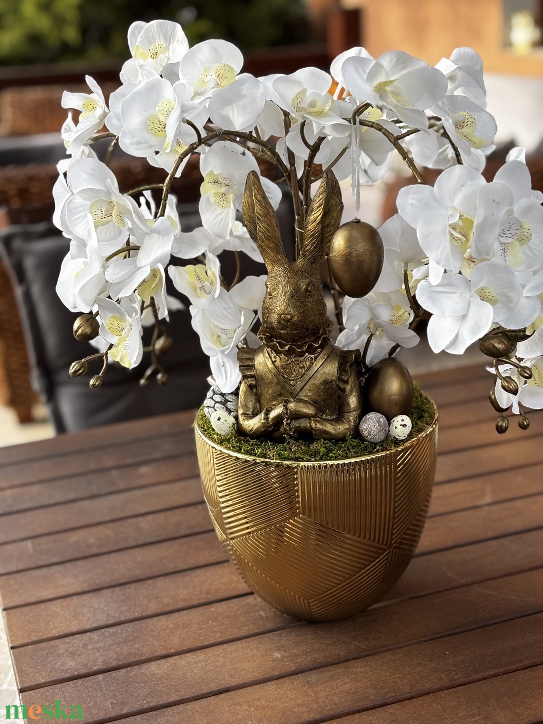 Tavaszi húsvéti  asztal disz  - otthon & életmód - dekoráció - asztal és polc dekoráció - dekorációs tál, tartó - Meska.hu