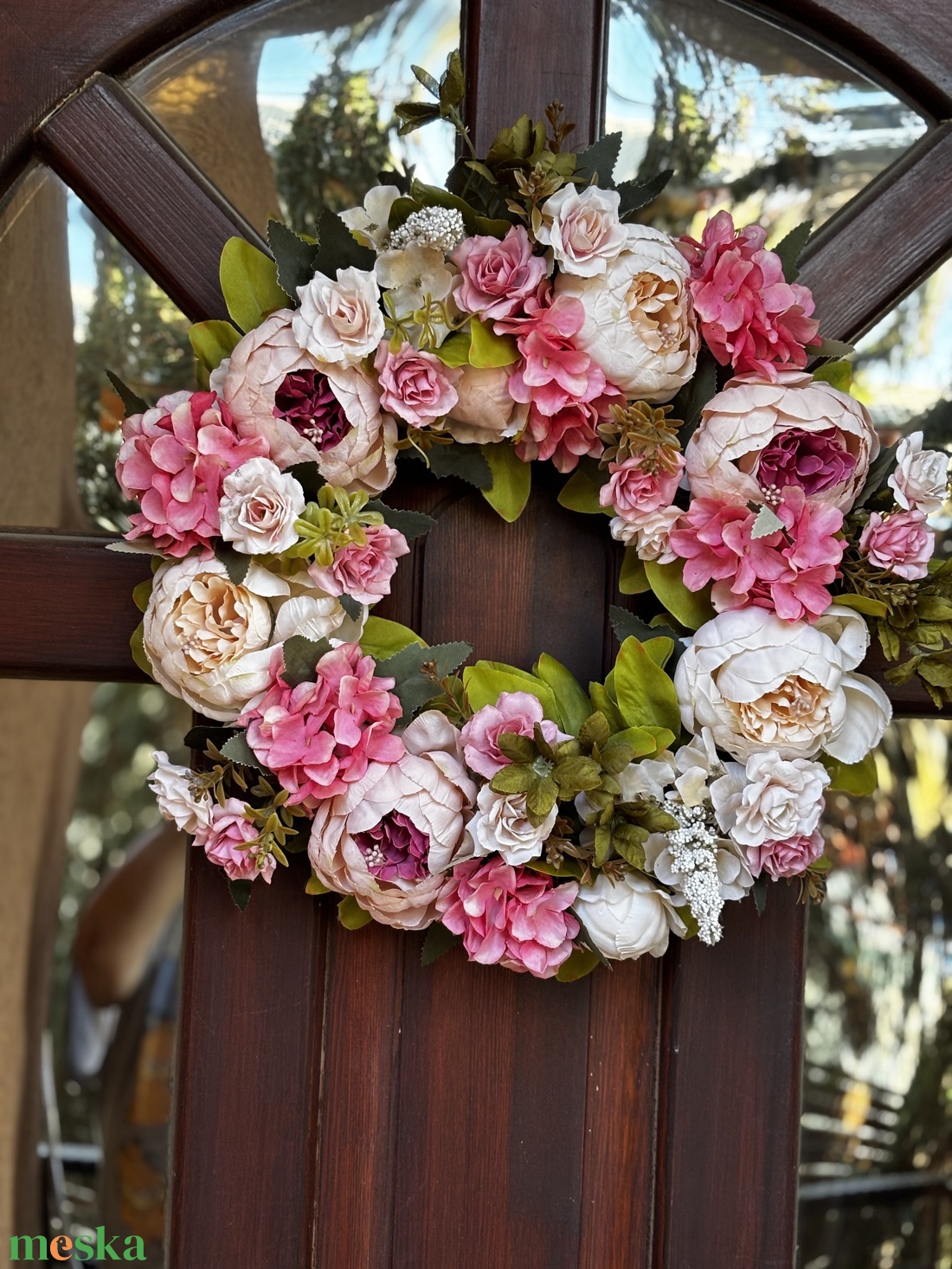 Tavaszi kopogtató  - otthon & életmód - dekoráció - asztal és polc dekoráció - dekorációs tál, tartó - Meska.hu