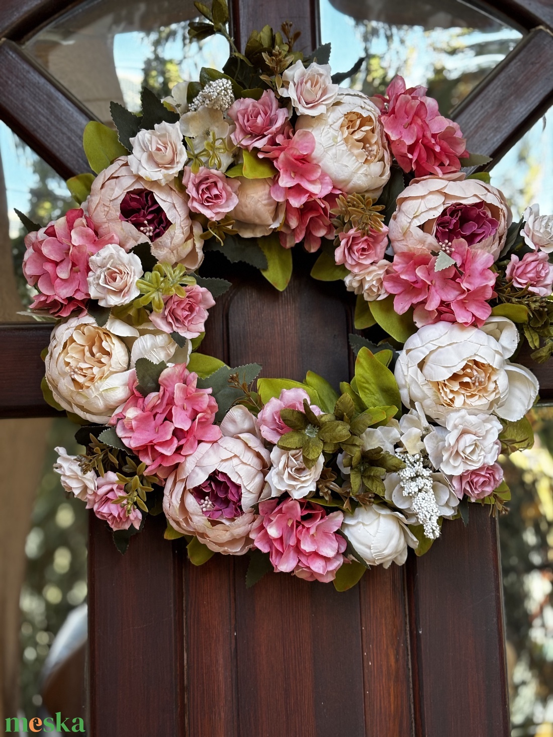 Tavaszi kopogtató  - otthon & életmód - dekoráció - asztal és polc dekoráció - dekorációs tál, tartó - Meska.hu