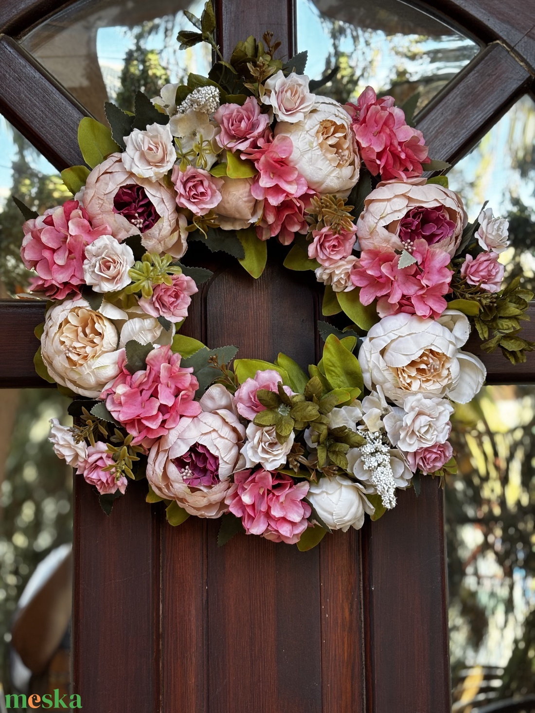 Tavaszi kopogtató  - otthon & életmód - dekoráció - asztal és polc dekoráció - dekorációs tál, tartó - Meska.hu