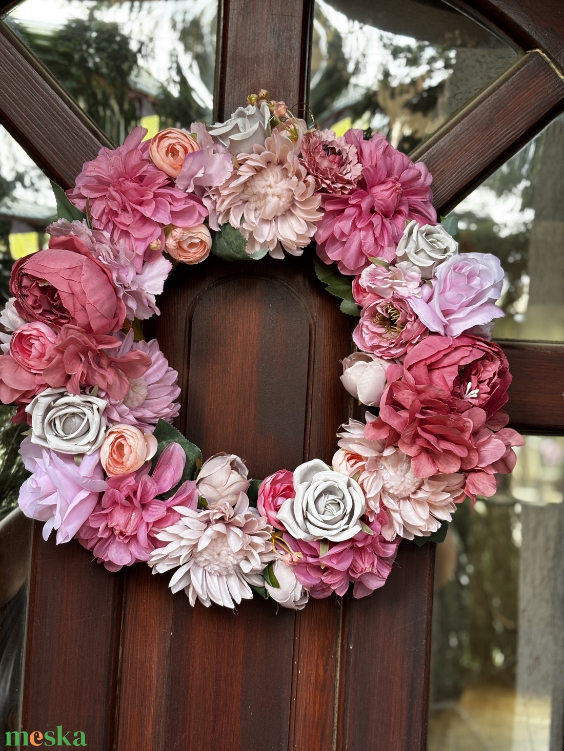 Tavaszi kopogtató  - otthon & életmód - dekoráció - asztal és polc dekoráció - dekorációs tál, tartó - Meska.hu