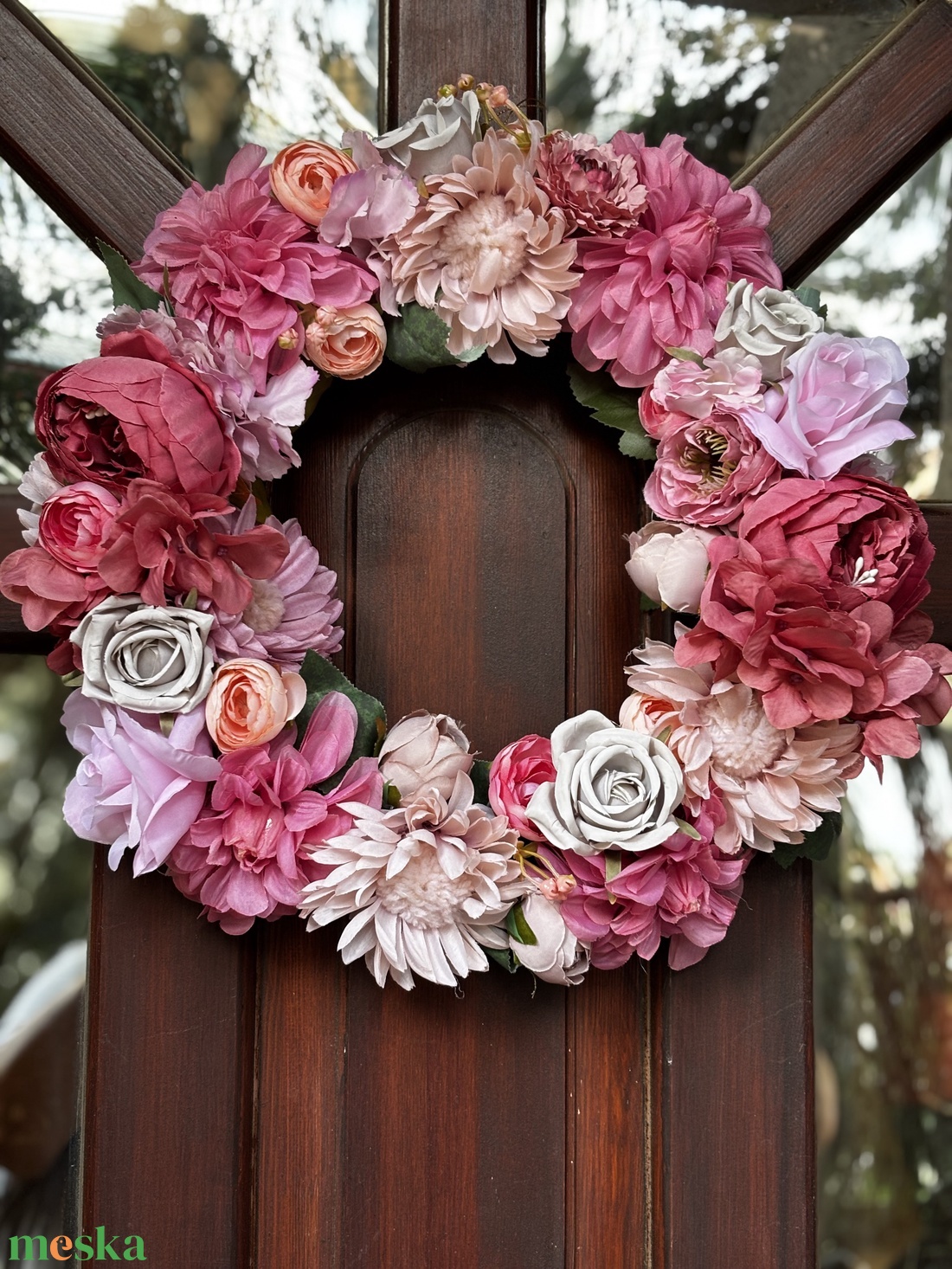 Tavaszi kopogtató  - otthon & életmód - dekoráció - asztal és polc dekoráció - dekorációs tál, tartó - Meska.hu