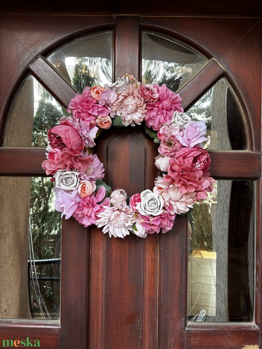 Tavaszi kopogtató  - otthon & életmód - dekoráció - asztal és polc dekoráció - dekorációs tál, tartó - Meska.hu