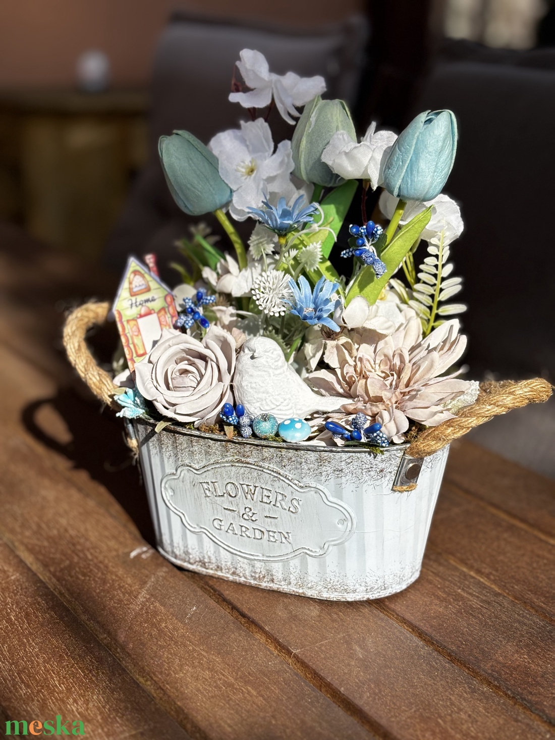 Tavaszi anyák napi   asztal disz  - otthon & életmód - dekoráció - asztal és polc dekoráció - dekorációs tál, tartó - Meska.hu