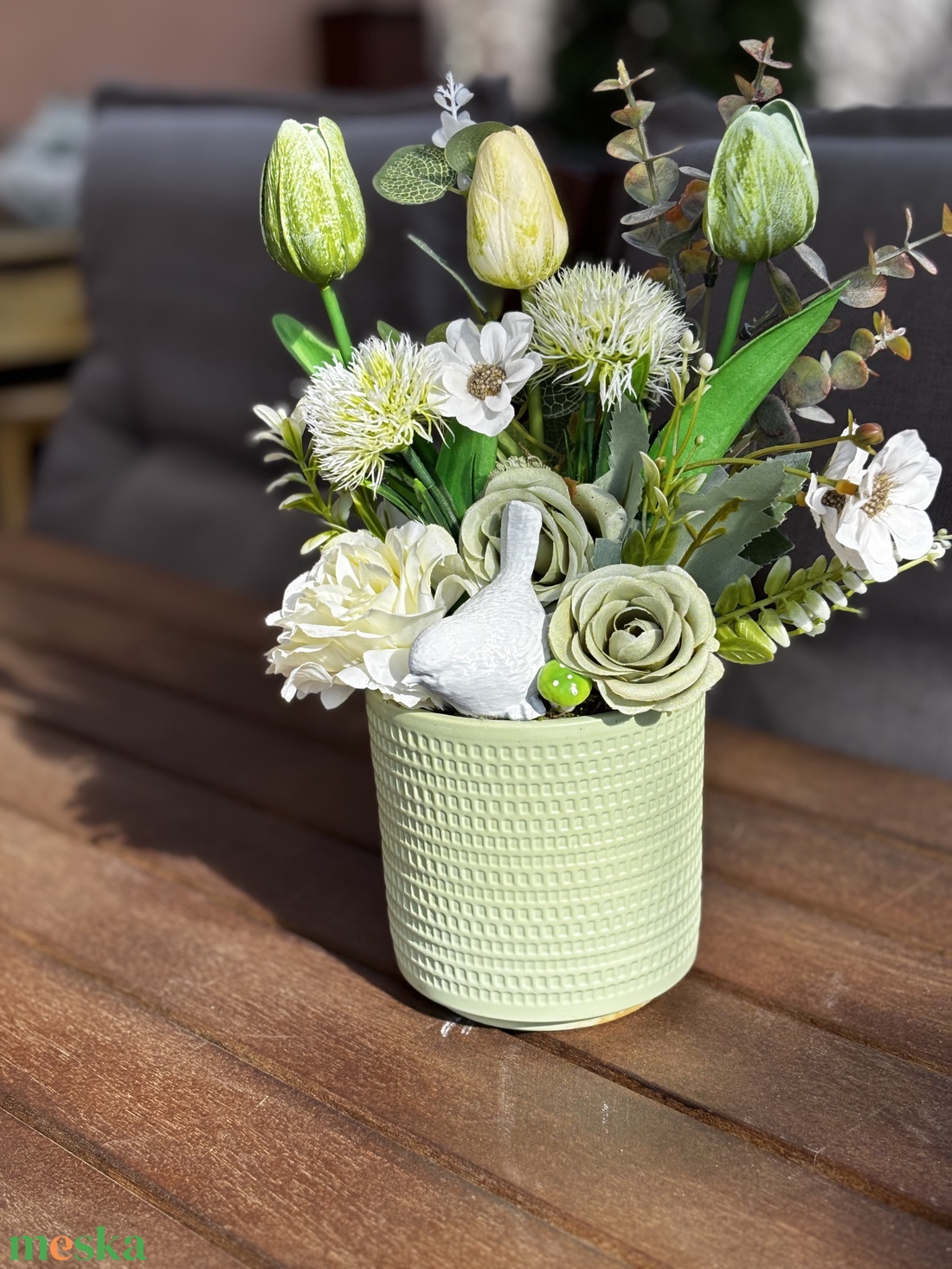 Tavaszi anyák napi  asztal disz  - otthon & életmód - dekoráció - asztal és polc dekoráció - dekorációs tál, tartó - Meska.hu