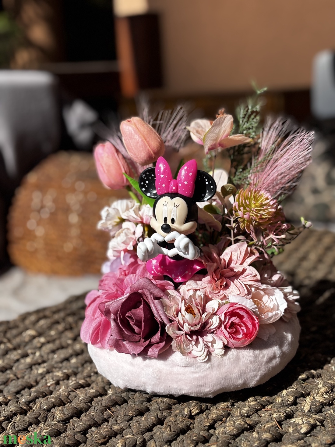 Disney Tavaszi virágos  asztal disz  - otthon & életmód - dekoráció - asztal és polc dekoráció - dekorációs tál, tartó - Meska.hu