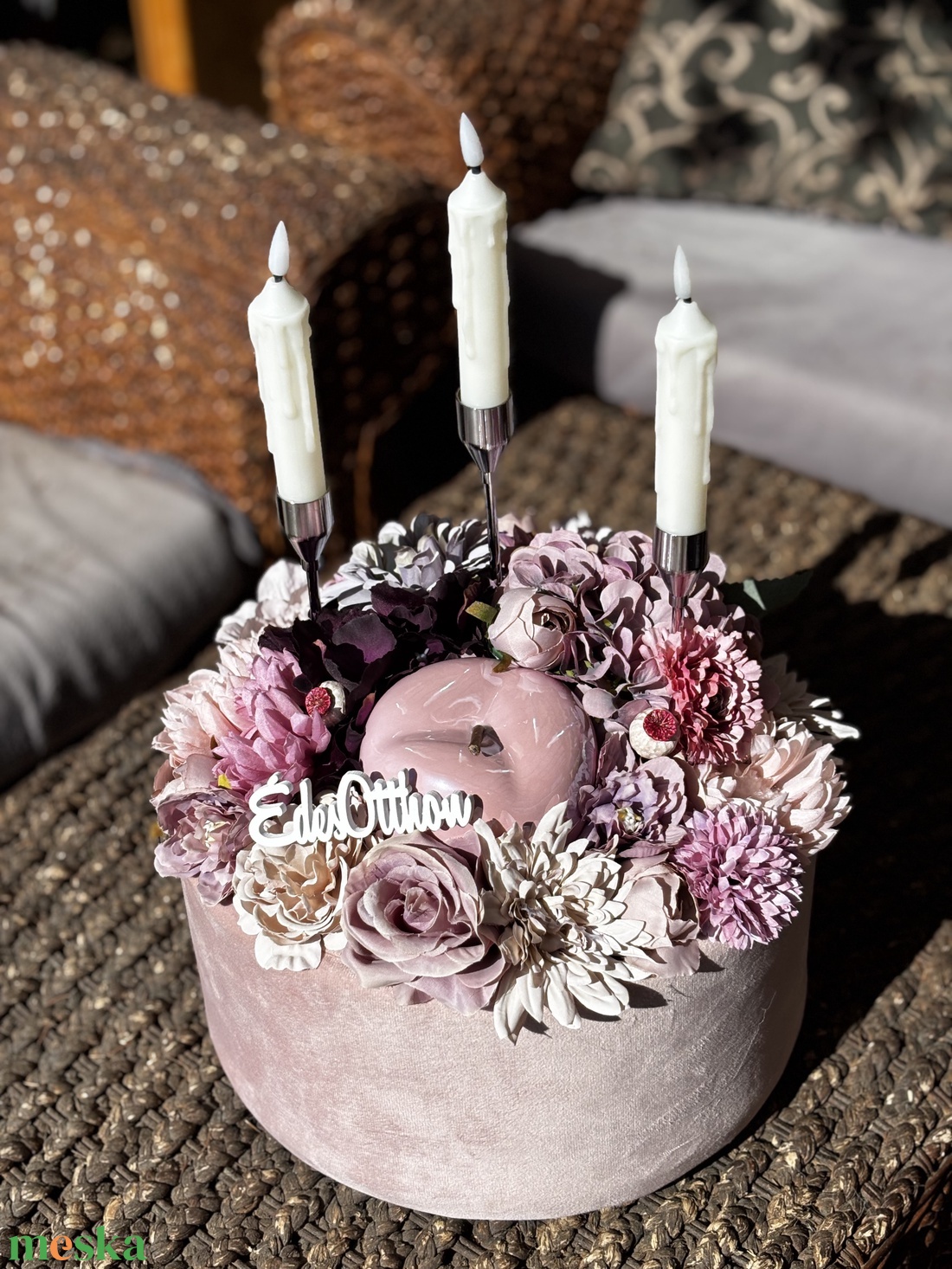 Tavaszi asztal disz  - otthon & életmód - dekoráció - asztal és polc dekoráció - dekorációs tál, tartó - Meska.hu