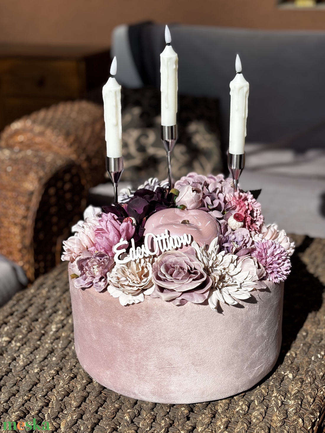 Tavaszi asztal disz  - otthon & életmód - dekoráció - asztal és polc dekoráció - dekorációs tál, tartó - Meska.hu