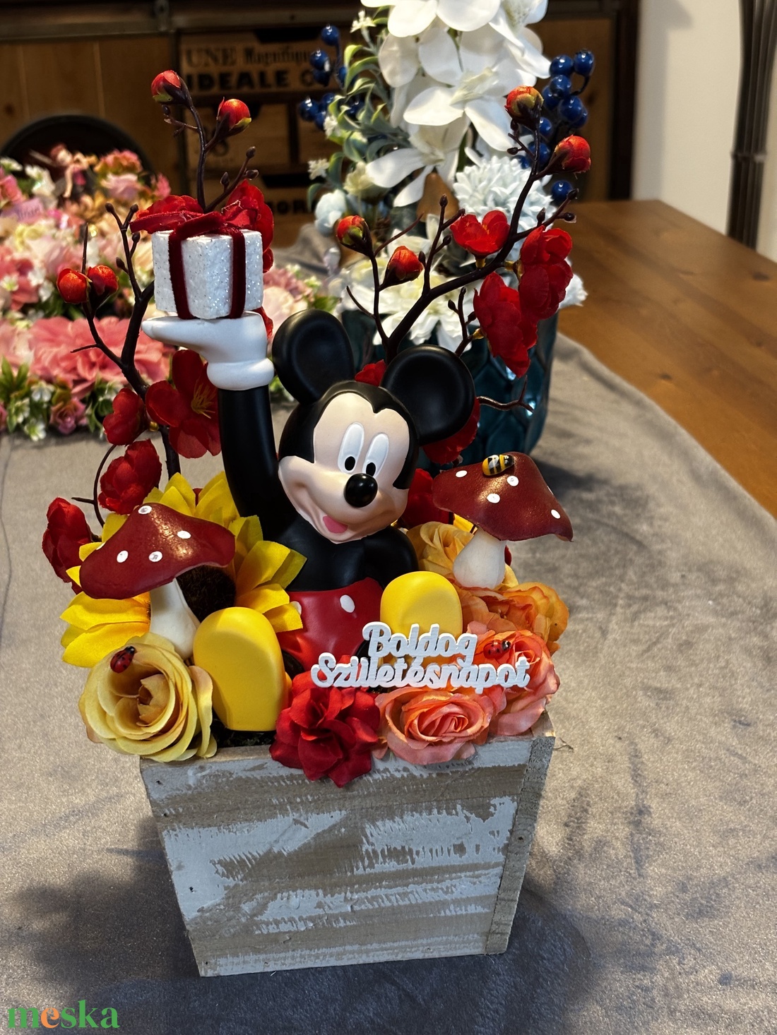 Disney Mickey   asztal disz  - otthon & életmód - dekoráció - asztal és polc dekoráció - dekorációs tál, tartó - Meska.hu