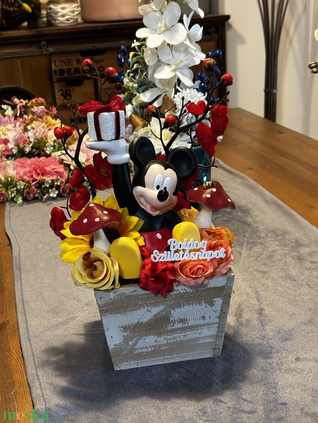 Disney Mickey   asztal disz  - otthon & életmód - dekoráció - asztal és polc dekoráció - dekorációs tál, tartó - Meska.hu