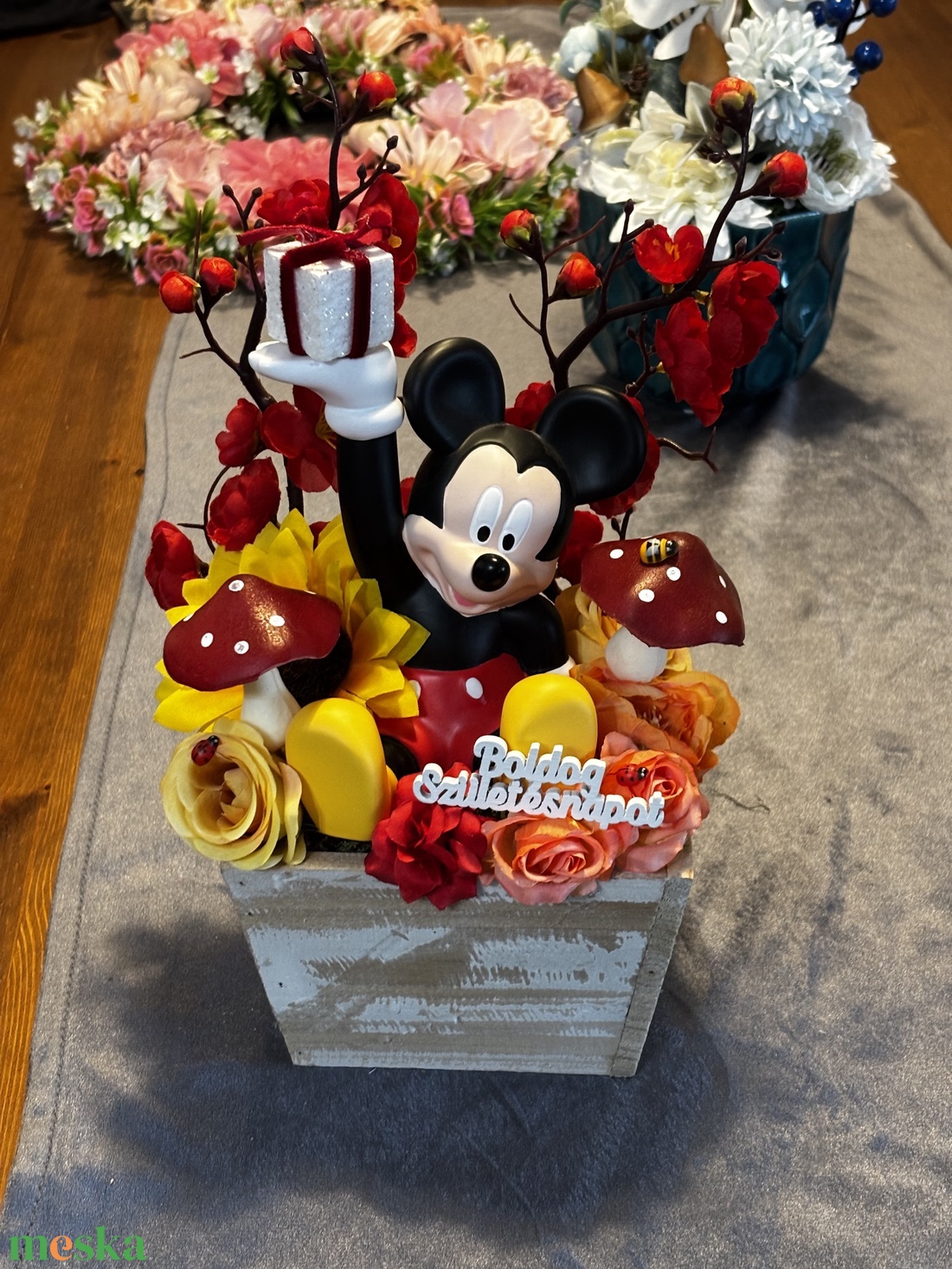 Disney Mickey   asztal disz  - otthon & életmód - dekoráció - asztal és polc dekoráció - dekorációs tál, tartó - Meska.hu