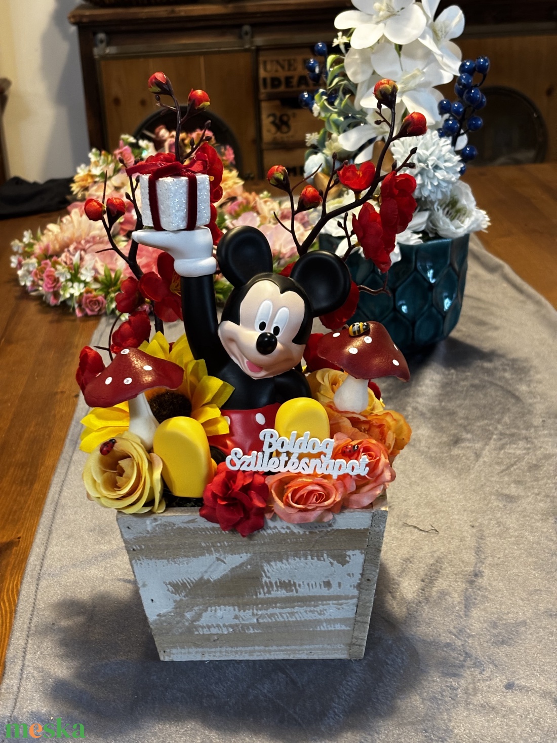 Disney Mickey   asztal disz  - otthon & életmód - dekoráció - asztal és polc dekoráció - dekorációs tál, tartó - Meska.hu