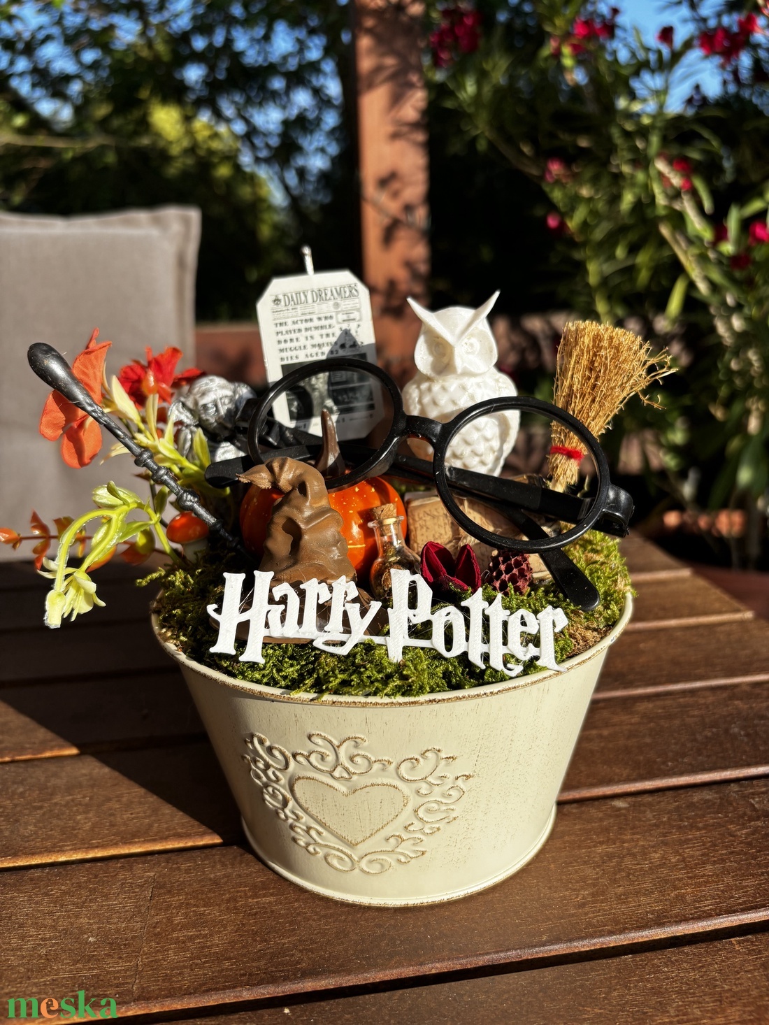 Harry Potter   őszi asztal dísz  - otthon & életmód - dekoráció - halloween - halloweeni ajtódíszek és ablakdíszek - Meska.hu