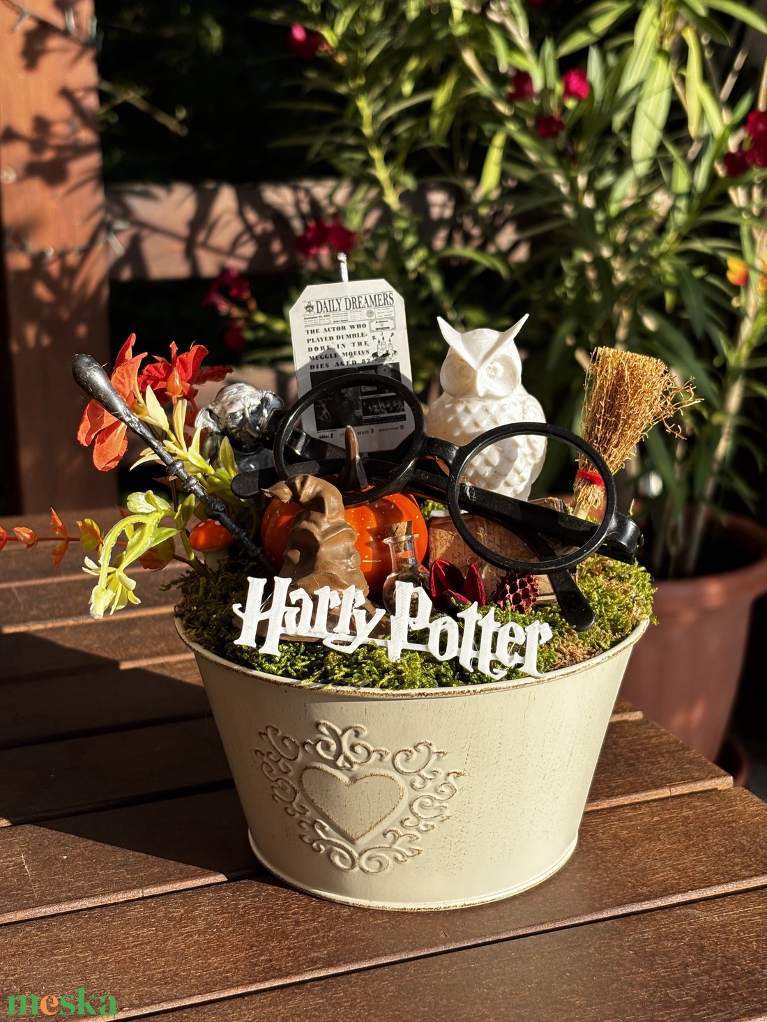 Harry Potter   őszi asztal dísz  - otthon & életmód - dekoráció - halloween - halloweeni ajtódíszek és ablakdíszek - Meska.hu