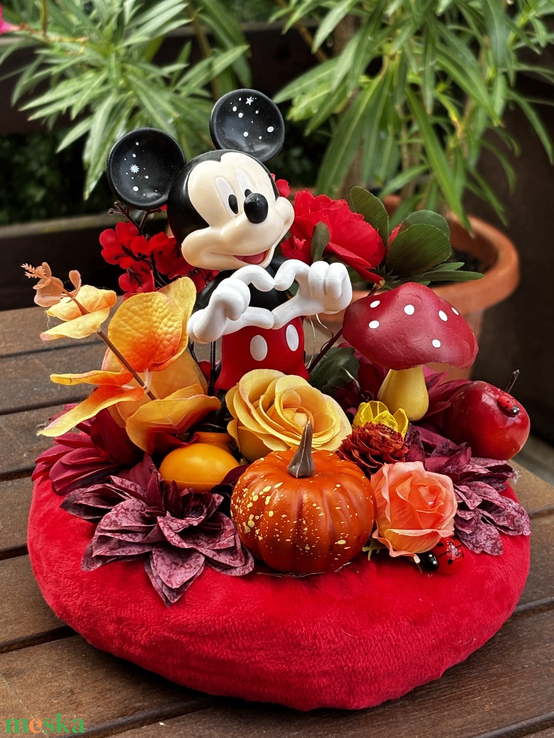 Disney Mickey  őszi   asztal disz  - otthon & életmód - dekoráció - asztal és polc dekoráció - asztaldísz - Meska.hu
