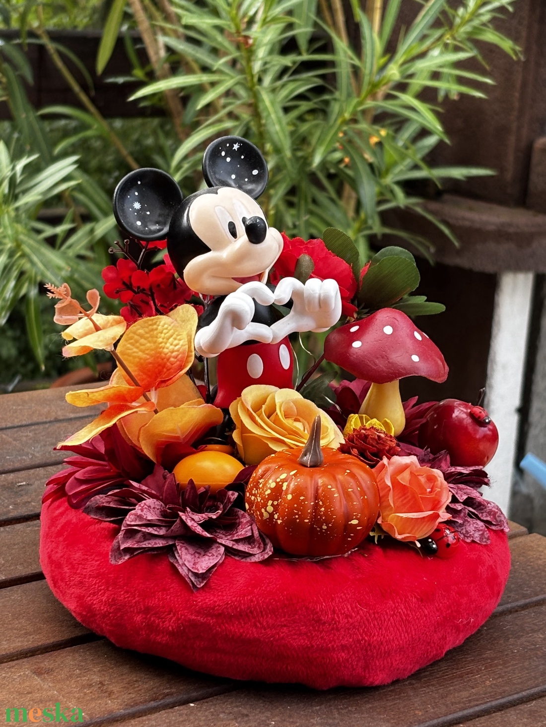 Disney Mickey  őszi   asztal disz  - otthon & életmód - dekoráció - asztal és polc dekoráció - asztaldísz - Meska.hu
