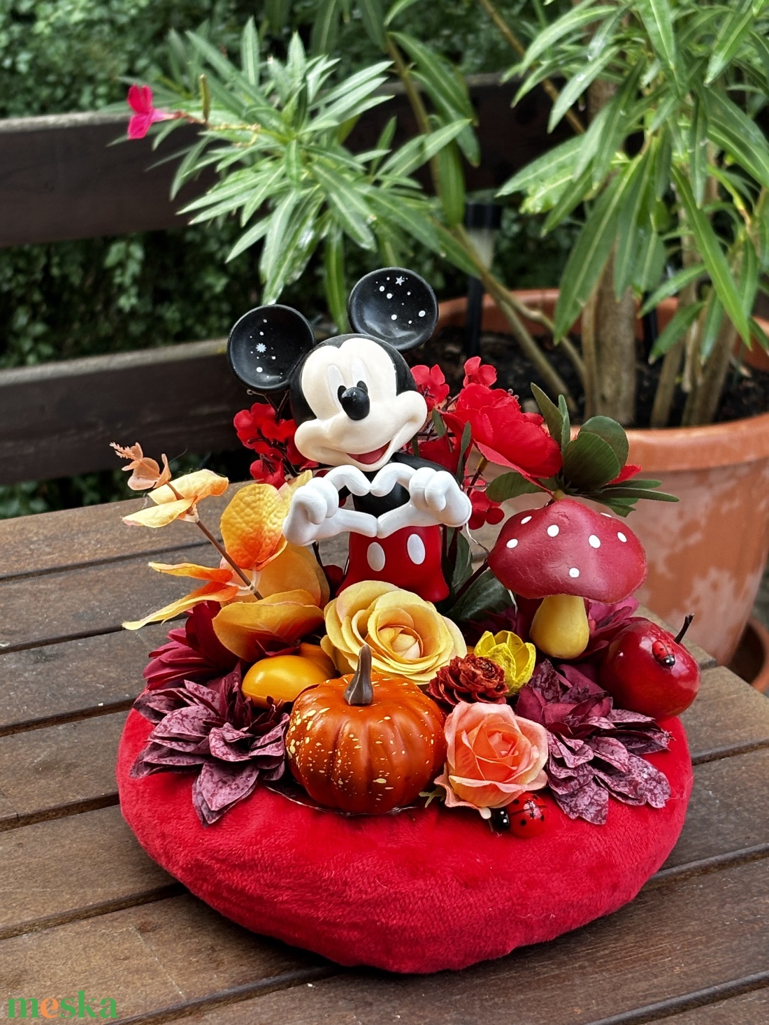 Disney Mickey  őszi   asztal disz  - otthon & életmód - dekoráció - asztal és polc dekoráció - asztaldísz - Meska.hu