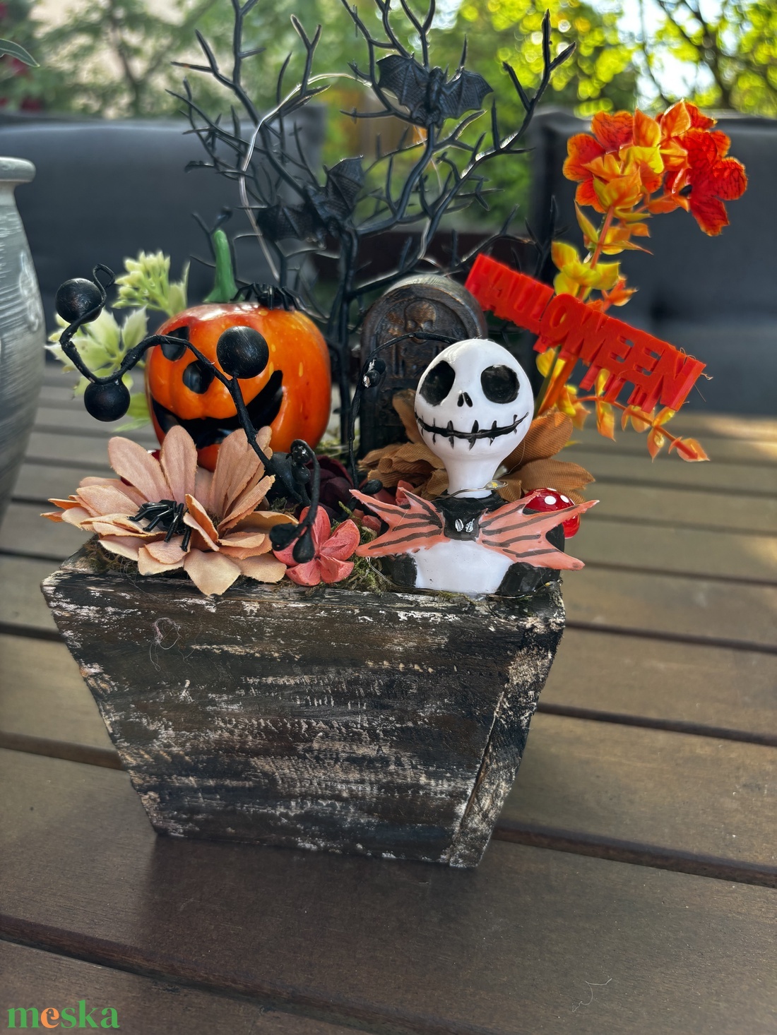  Jack Skalligton őszi halloween  - otthon & életmód - dekoráció - halloween - halloweeni asztaldísz - Meska.hu