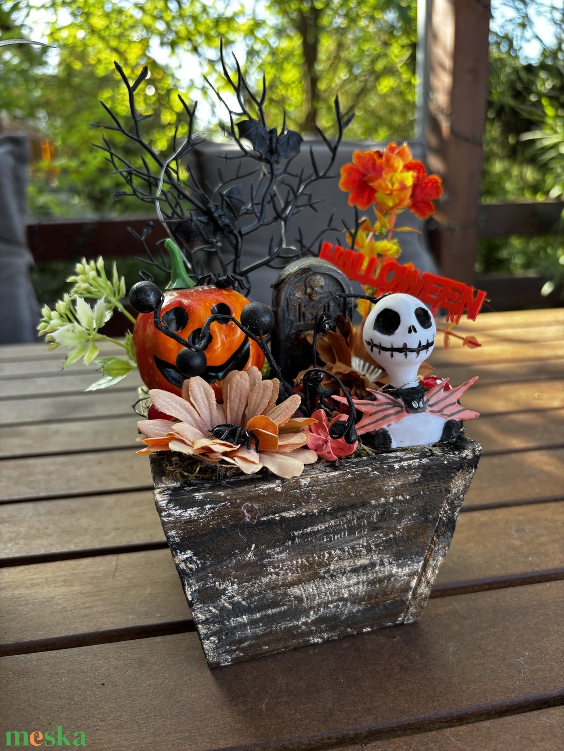  Jack Skalligton őszi halloween  - otthon & életmód - dekoráció - halloween - halloweeni asztaldísz - Meska.hu