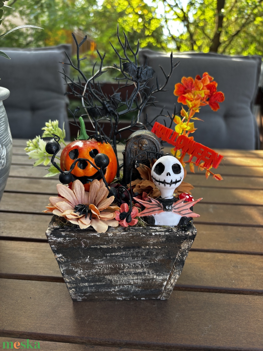  Jack Skalligton őszi halloween  - otthon & életmód - dekoráció - halloween - halloweeni asztaldísz - Meska.hu