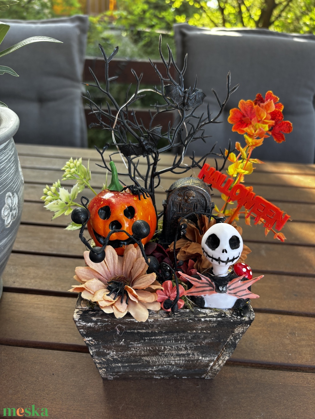  Jack Skalligton őszi halloween  - otthon & életmód - dekoráció - halloween - halloweeni asztaldísz - Meska.hu