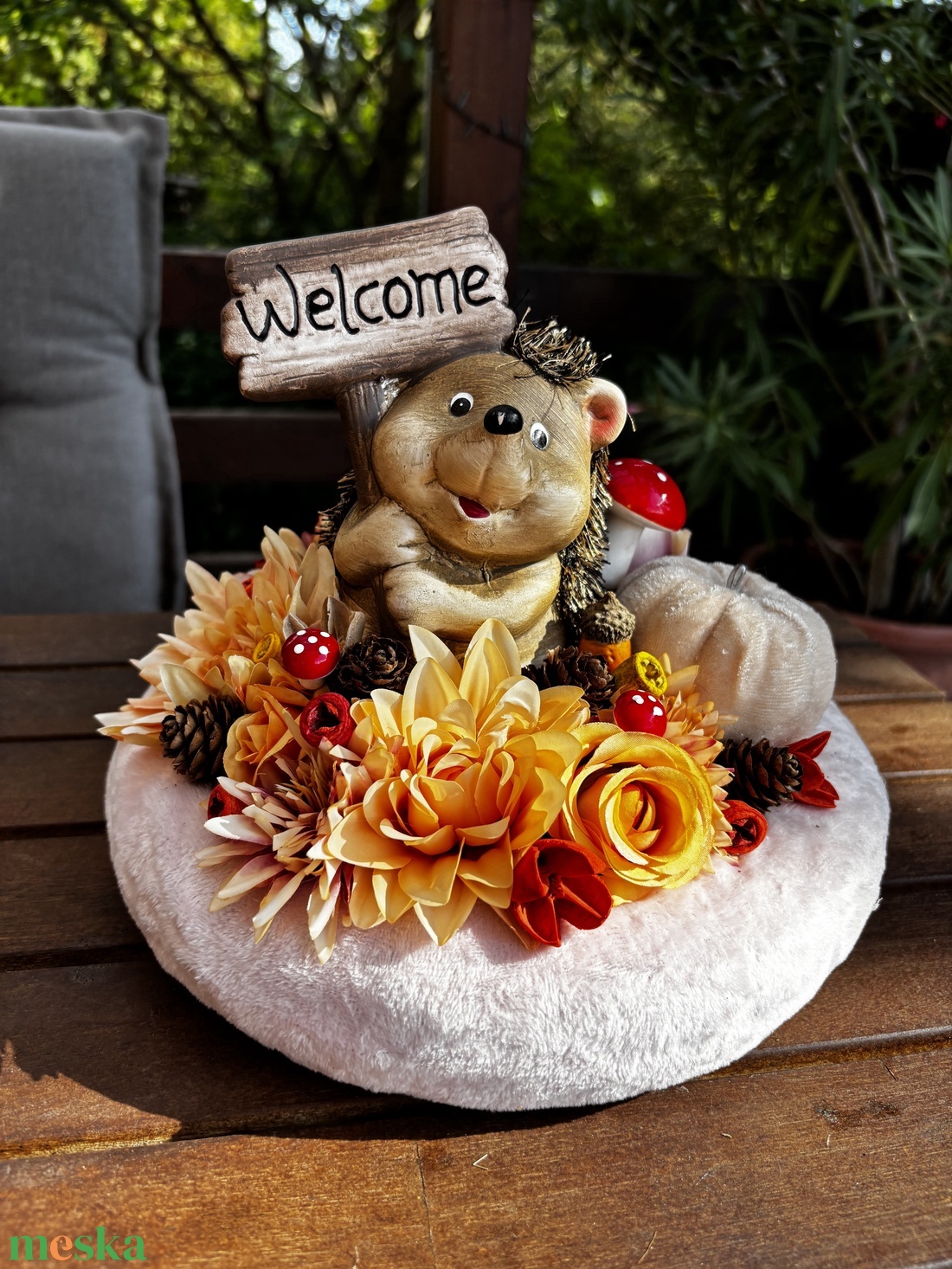 Süni őszi  asztal dísz  - otthon & életmód - dekoráció - halloween - halloweeni asztaldísz - Meska.hu