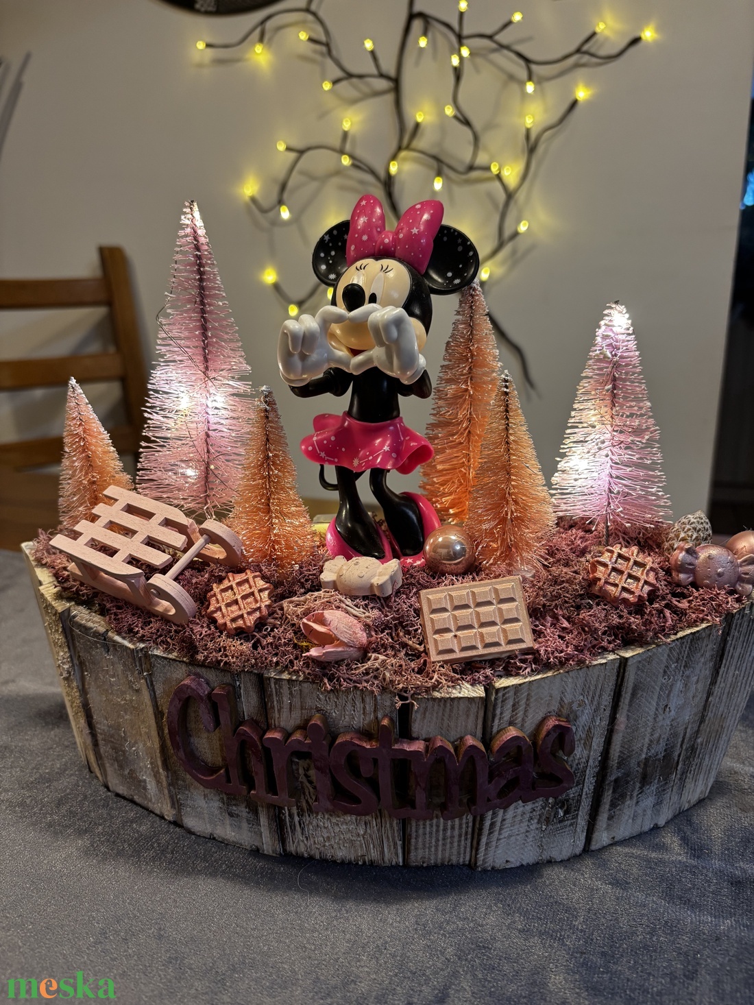  Disney   asztal disz  - karácsony - karácsonyi lakásdekoráció - ünnepi asztaldekoráció - Meska.hu